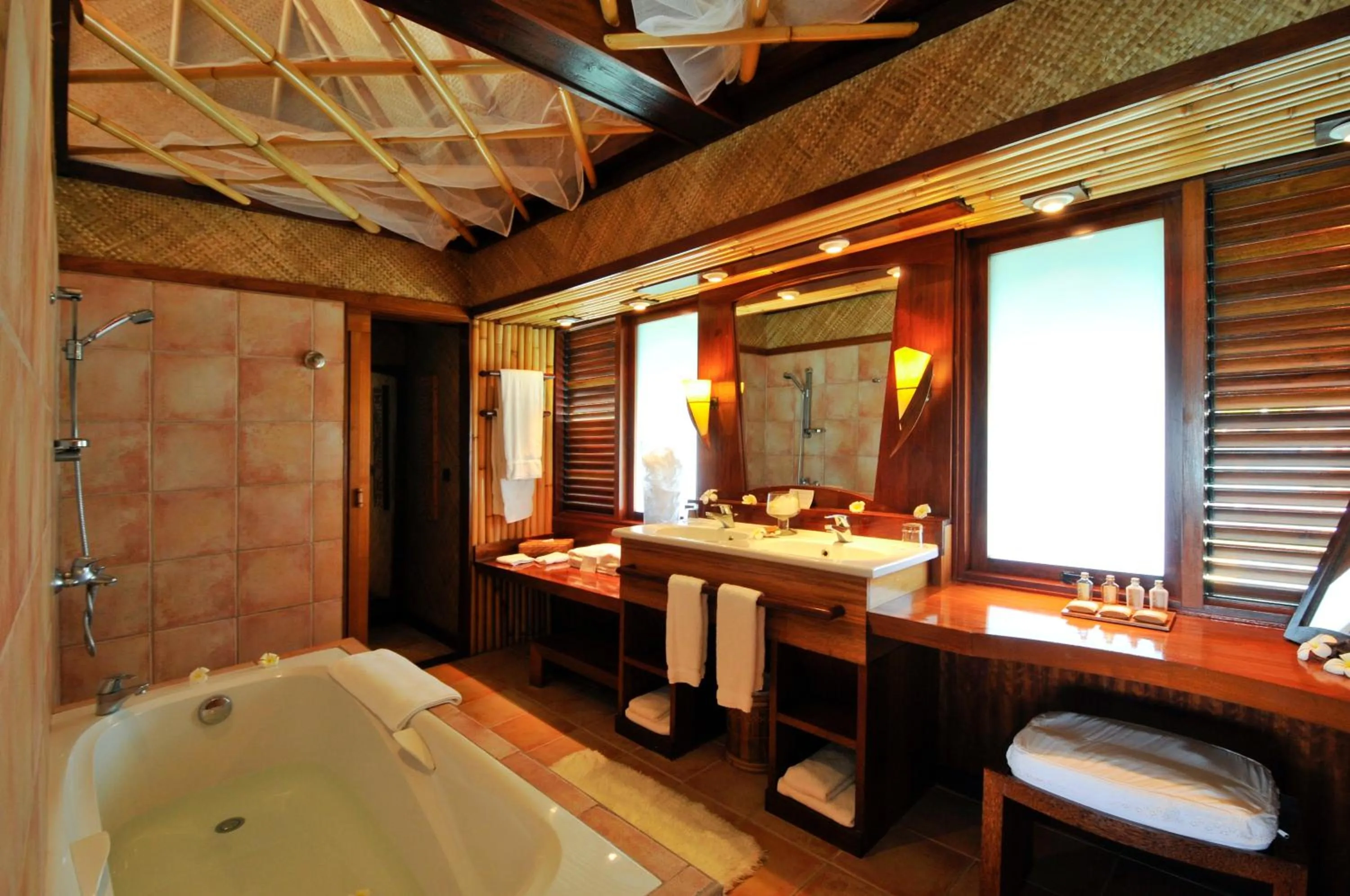 Bathroom in InterContinental Bora Bora Le Moana Resort by IHG