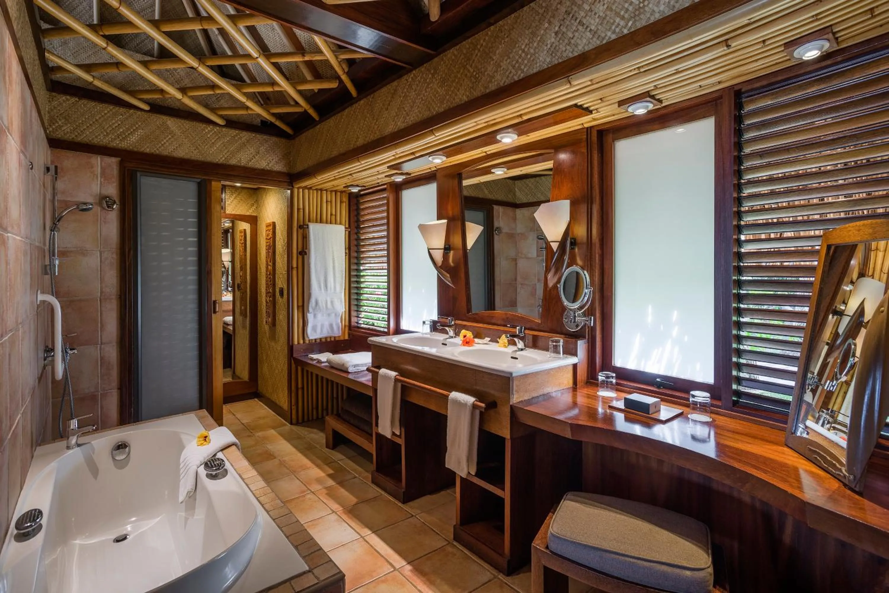 Bathroom in InterContinental Bora Bora Le Moana Resort by IHG