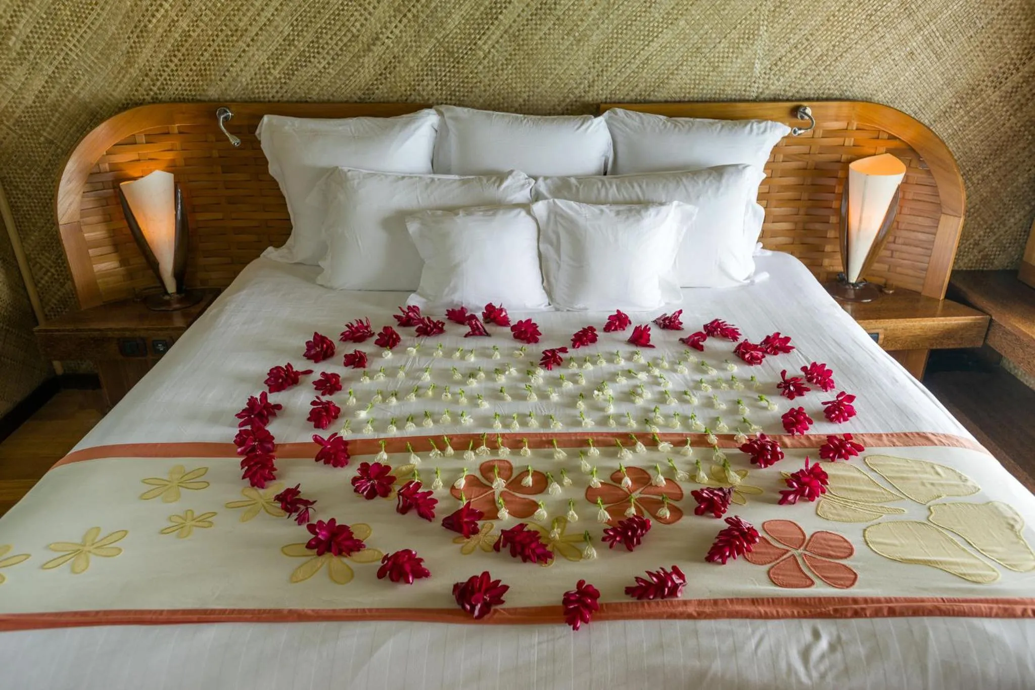 Bedroom, Bed in InterContinental Bora Bora Le Moana Resort by IHG