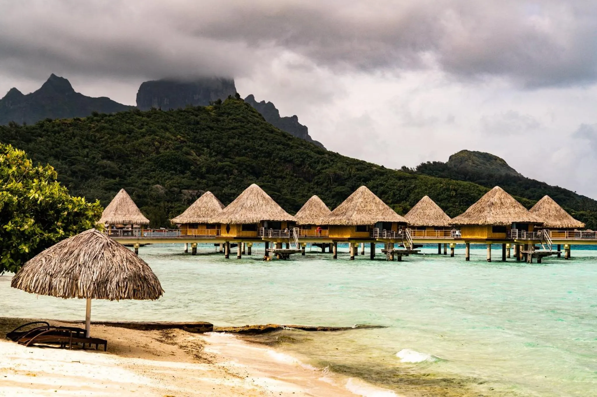 Property building in InterContinental Bora Bora Le Moana Resort by IHG