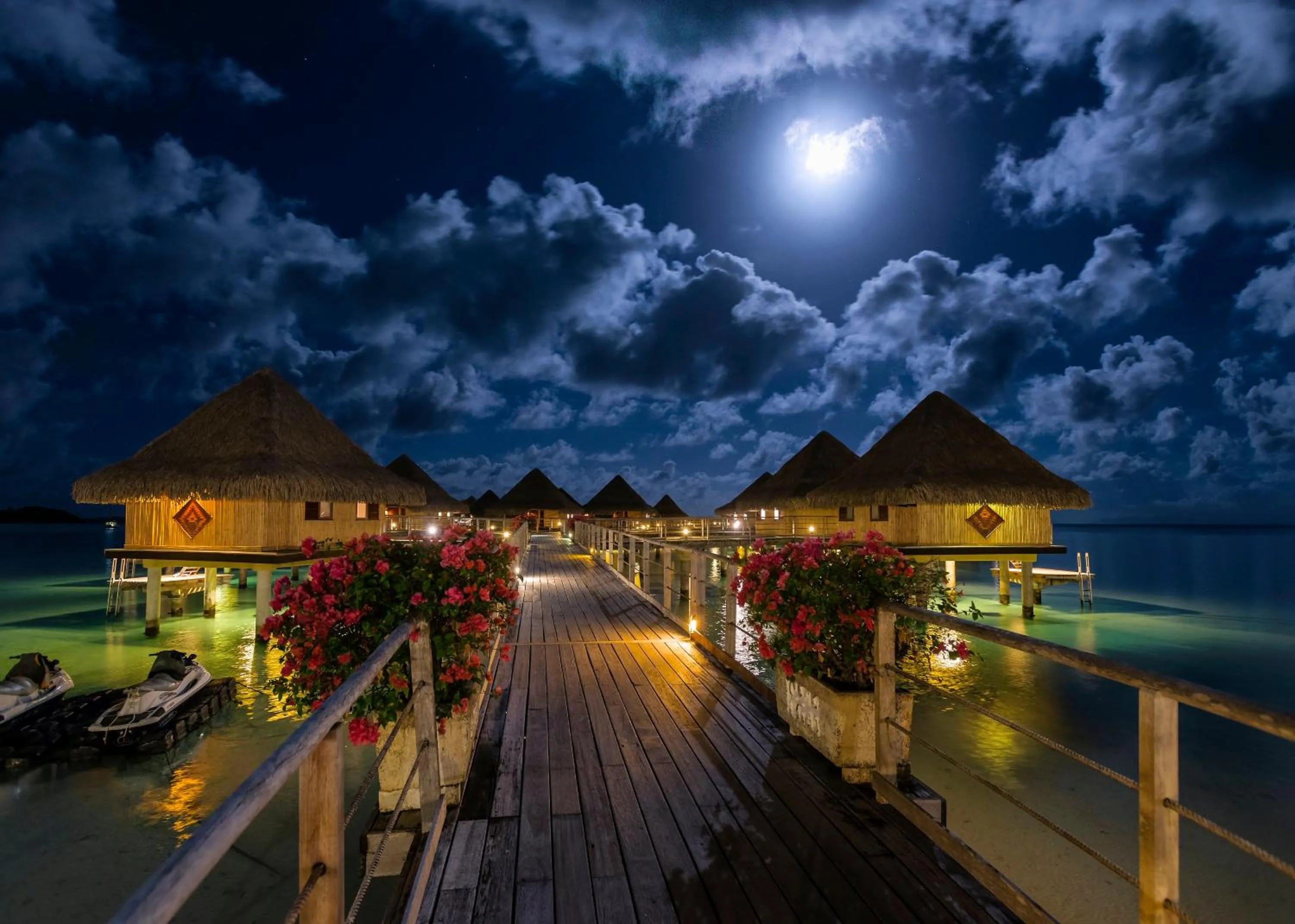 Property building in InterContinental Bora Bora Le Moana Resort by IHG