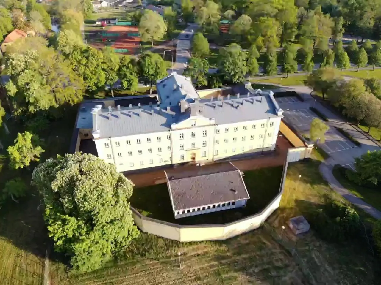 Bird's eye view in Waterside Mariestad