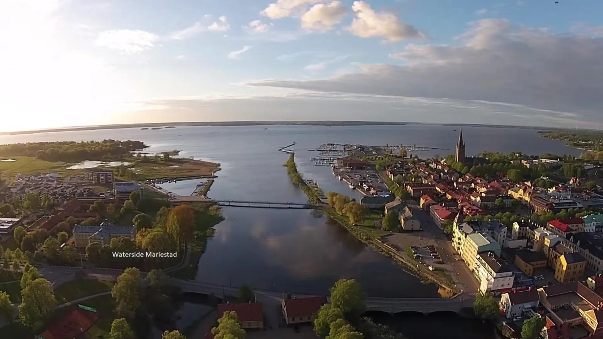 Beach in Waterside Mariestad