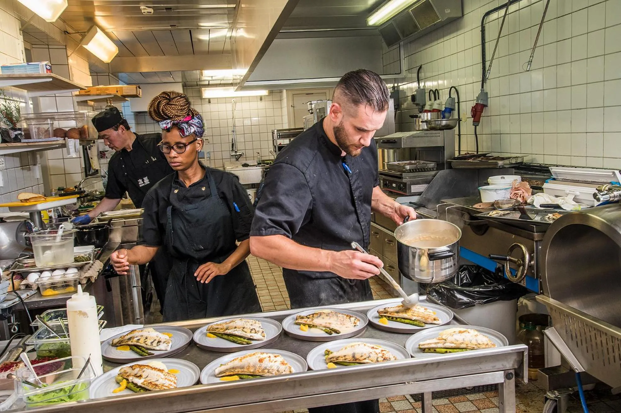 Kitchen or kitchenette in Waterside Mariestad