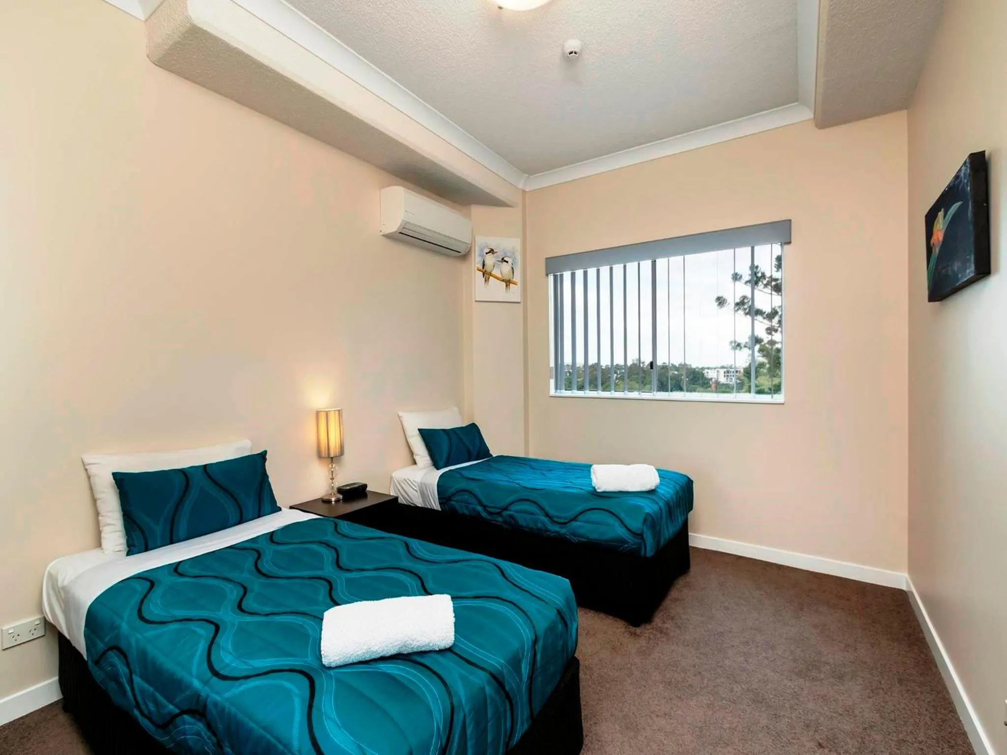Bedroom, Bed in Founda Gardens Apartments