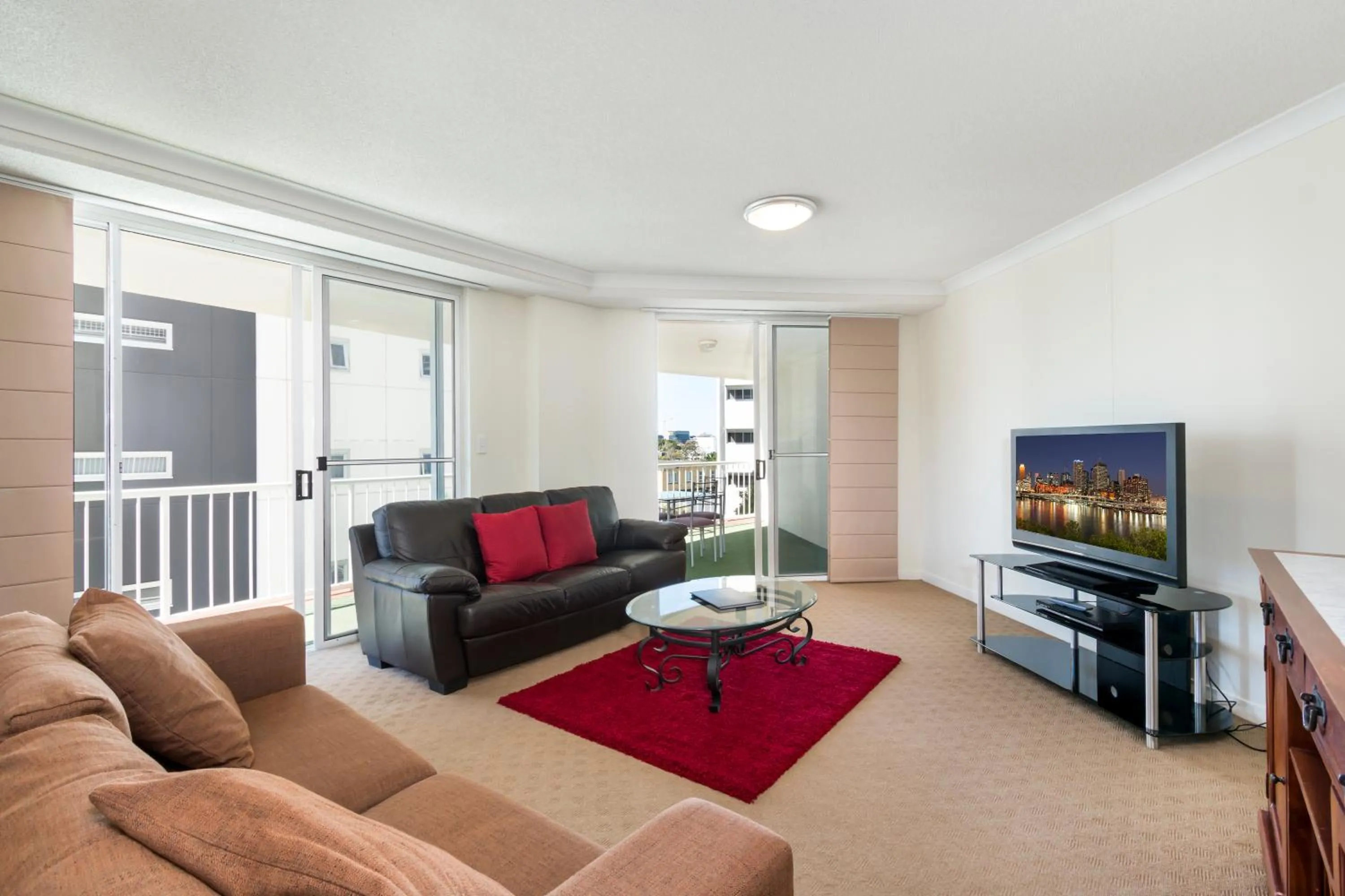 Living room in Founda Gardens Apartments