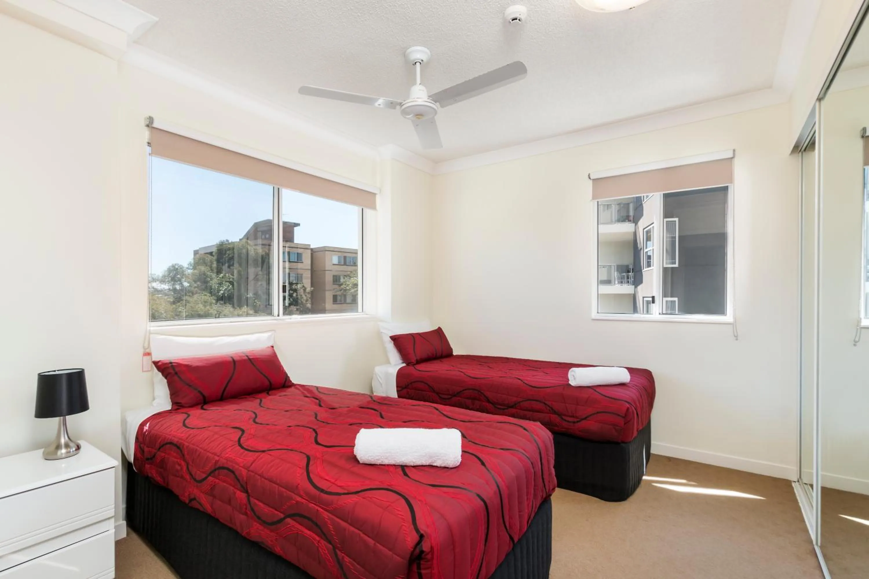 Bedroom, Bed in Founda Gardens Apartments