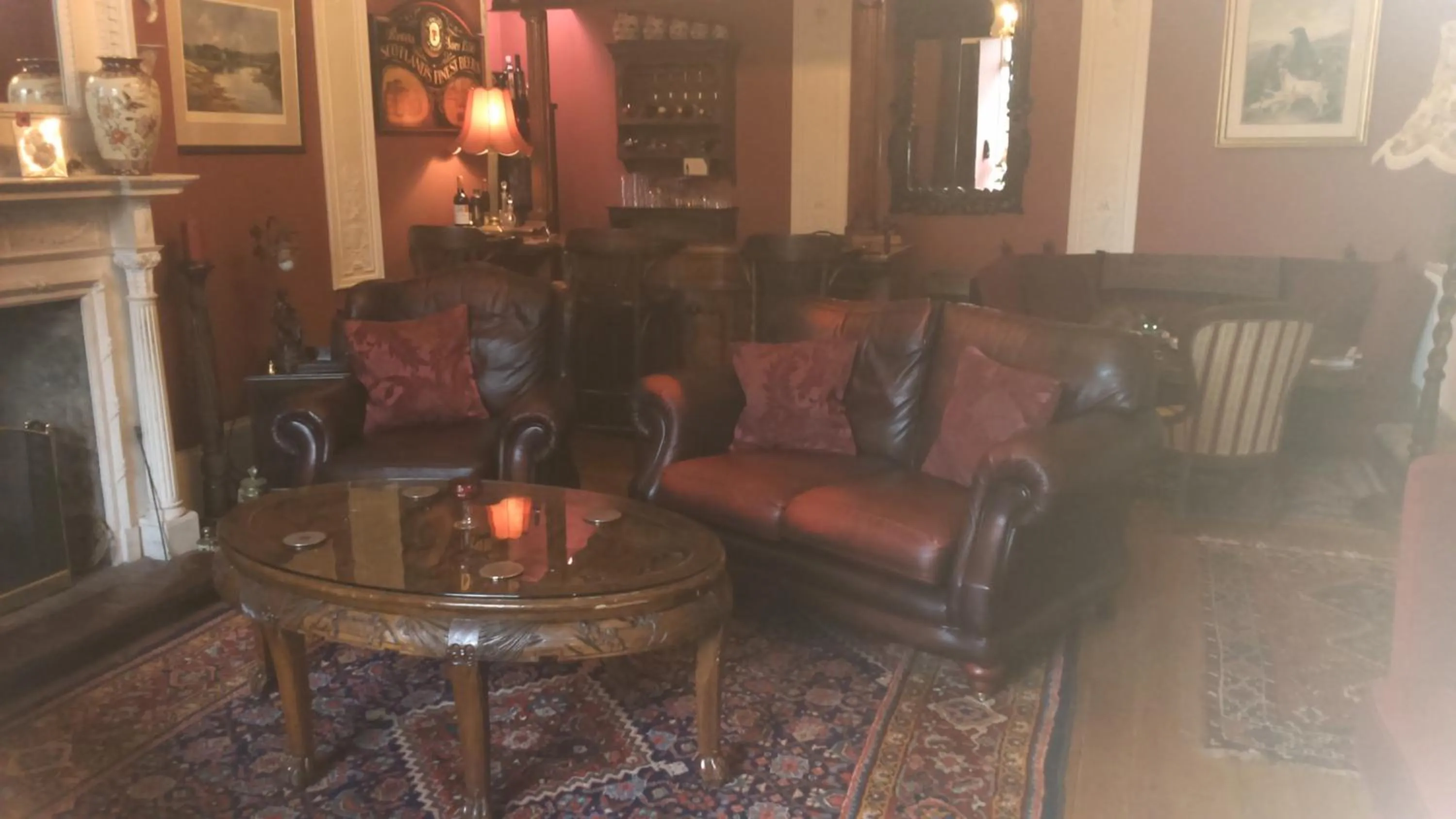 Living room in Disblair House