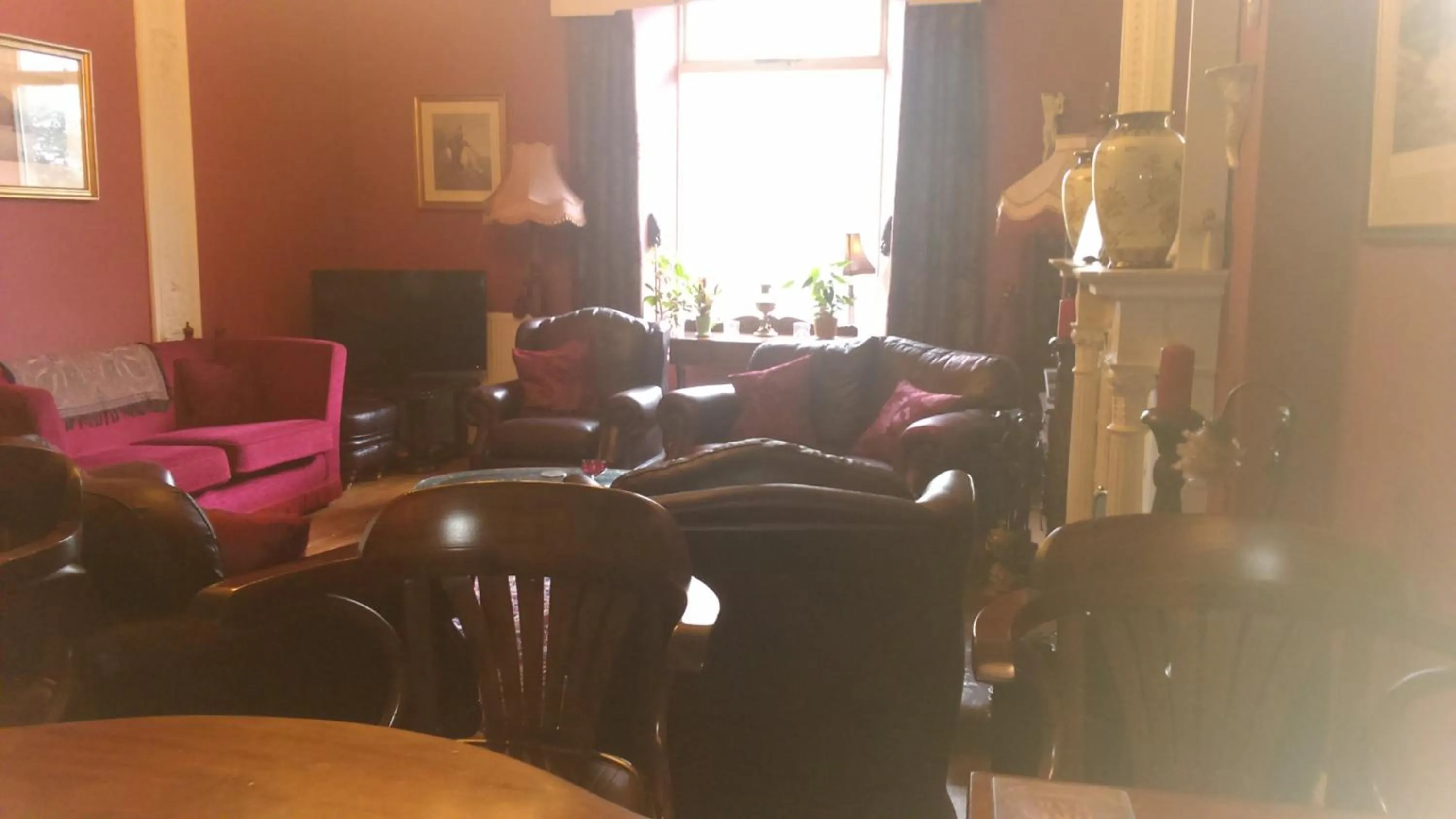 Seating area in Disblair House