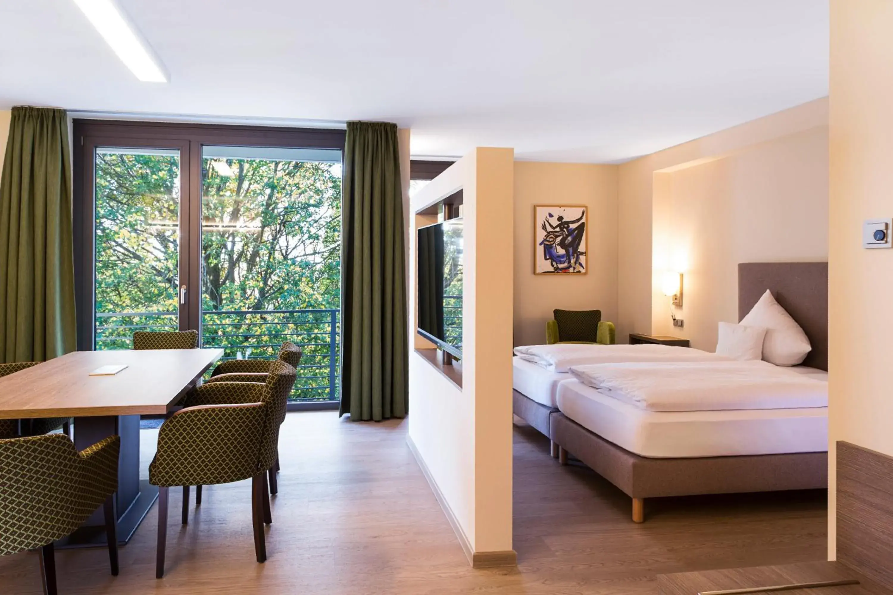 Junior Suite with Balcony in SeminarZentrum Rückersbach Junior Suite with Balcony in SeminarZentrum Rückersbach