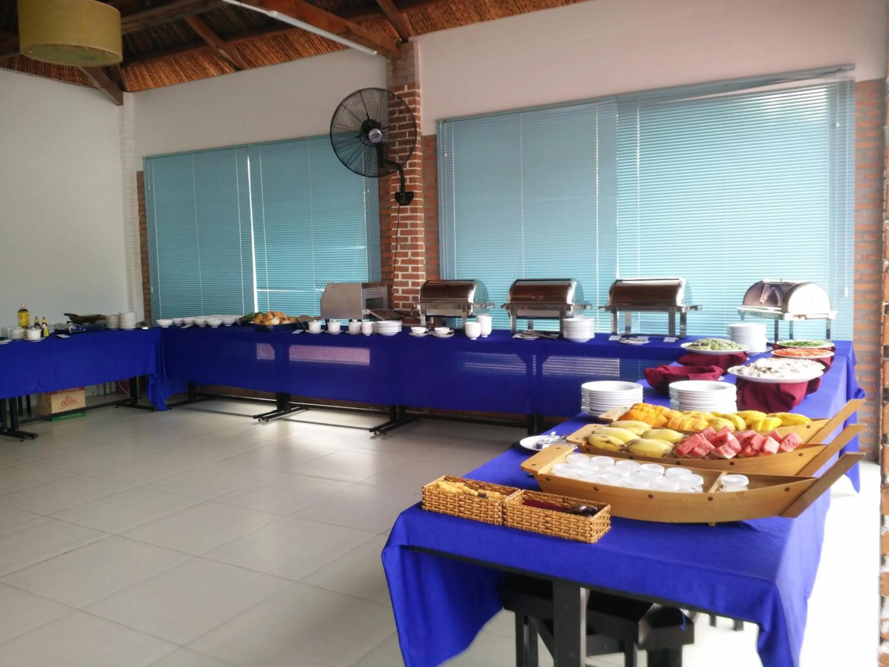 Asian breakfast in Suoi Hong Resort