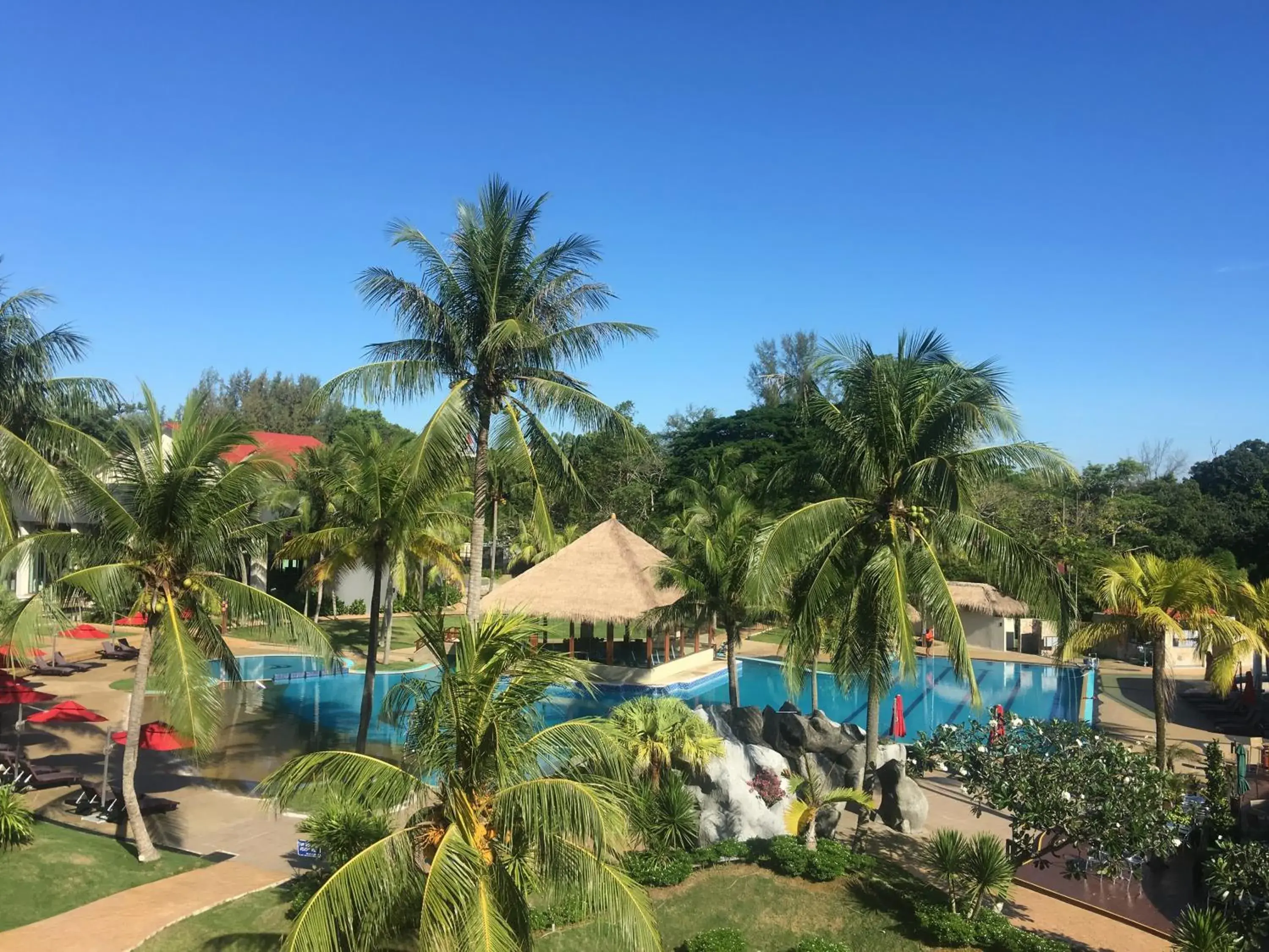 Family Room with Pool View in Sand & Sandals Desaru Beach Resort & Spa Family Room with Pool View in Sand & Sandals Desaru Beach Resort & Spa
