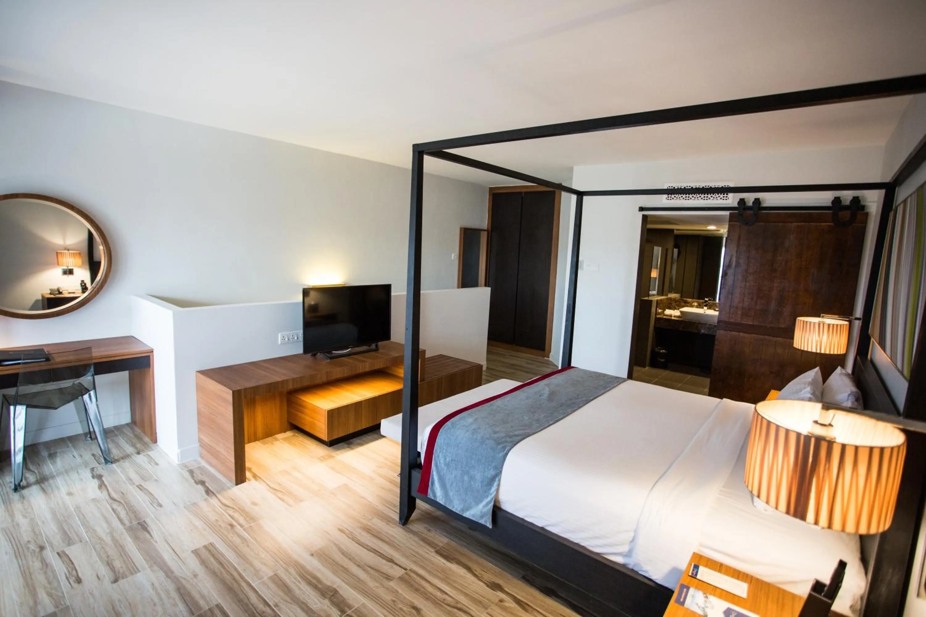 Bed in Sand & Sandals Desaru Beach Resort & Spa