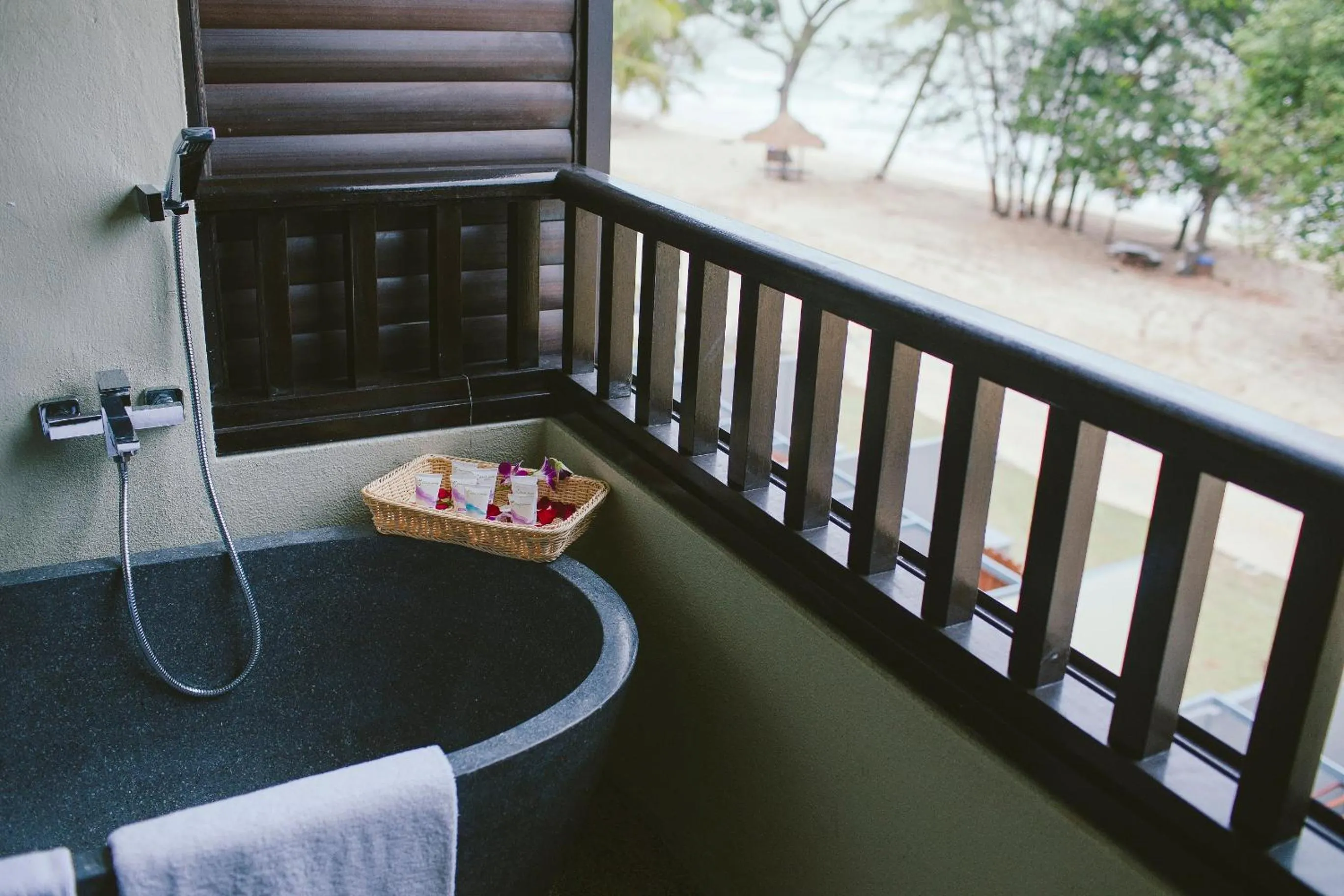 Balcony/Terrace in Sand & Sandals Desaru Beach Resort & Spa