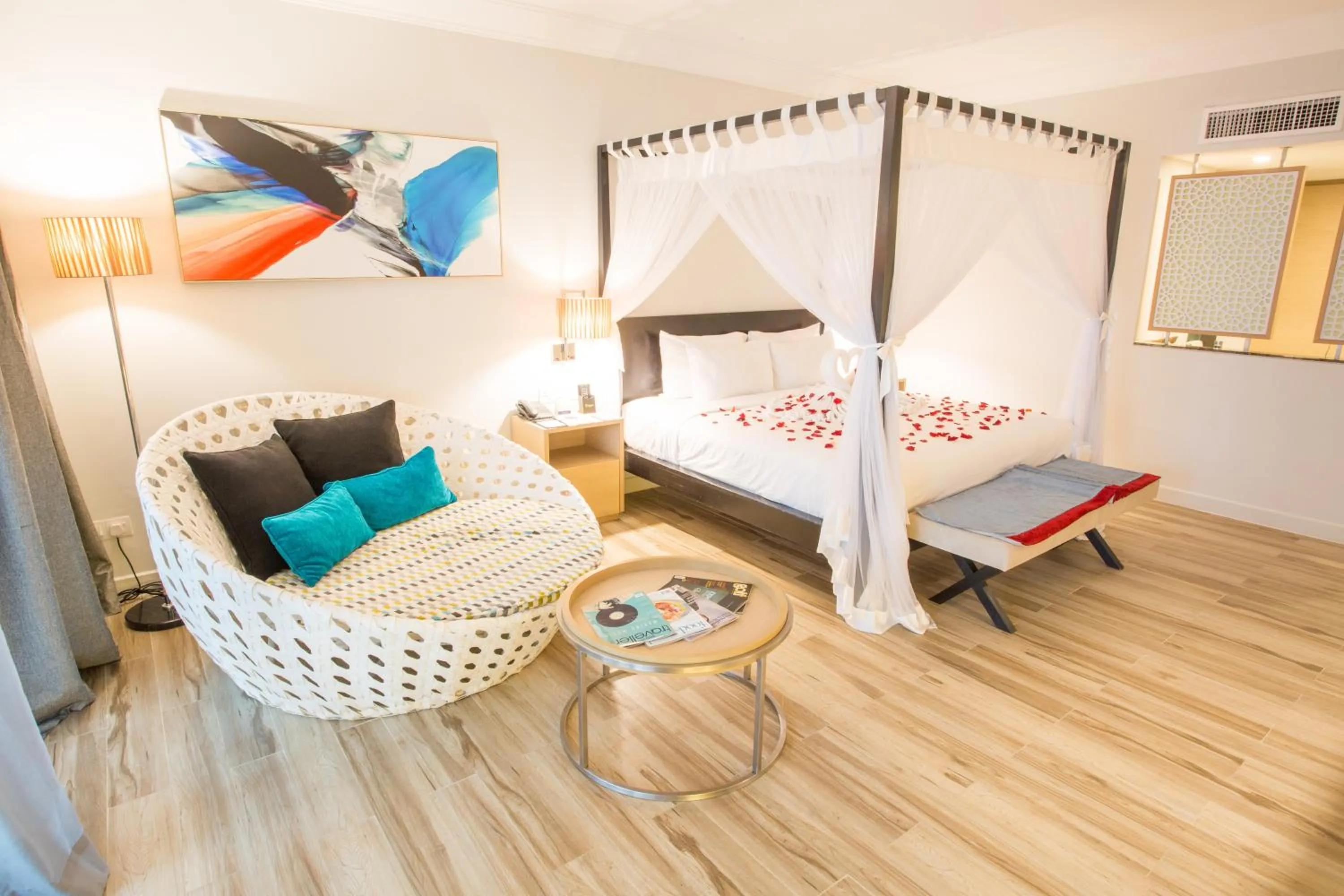 Bed in Sand & Sandals Desaru Beach Resort & Spa