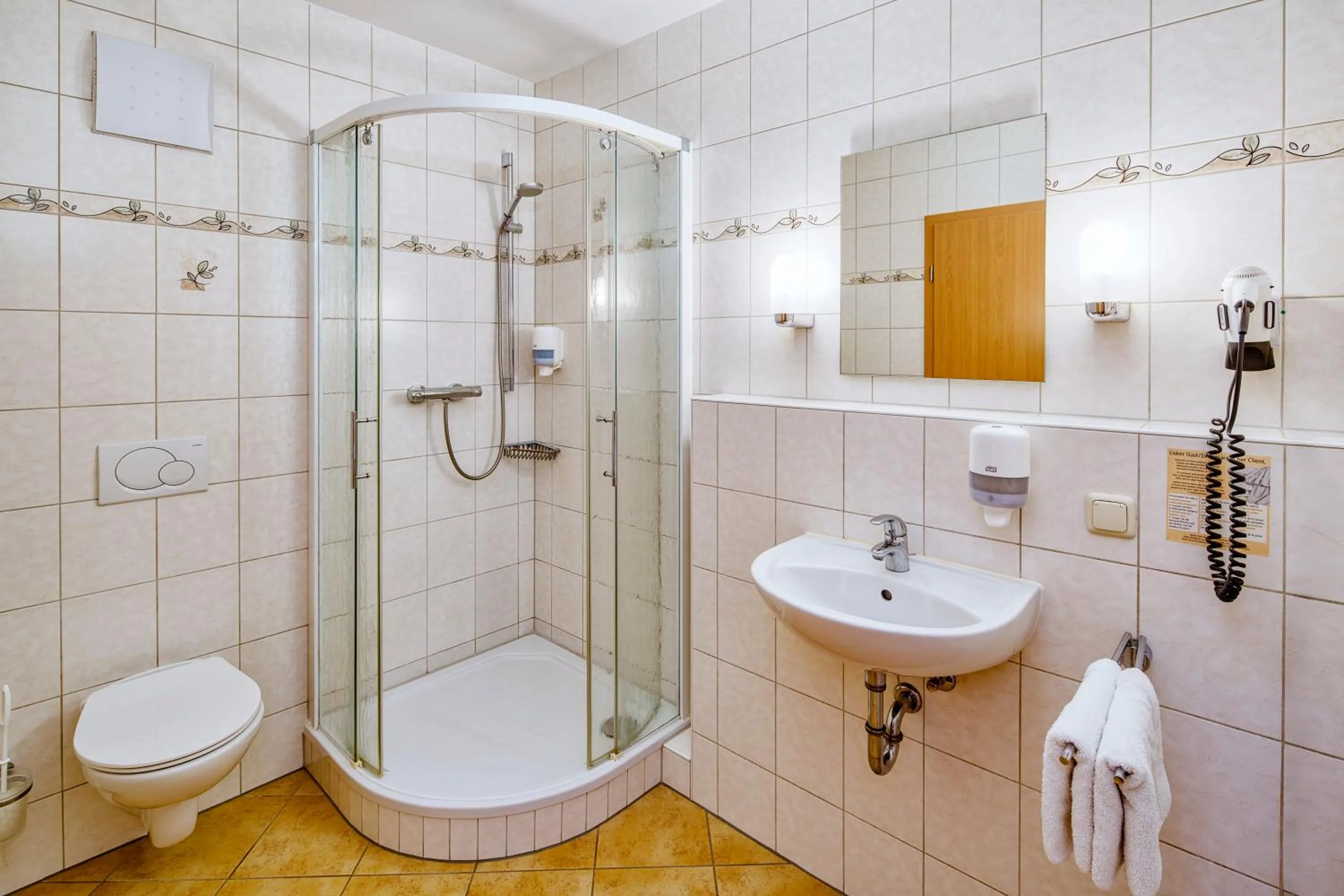 Bathroom in Hotel Zur Post