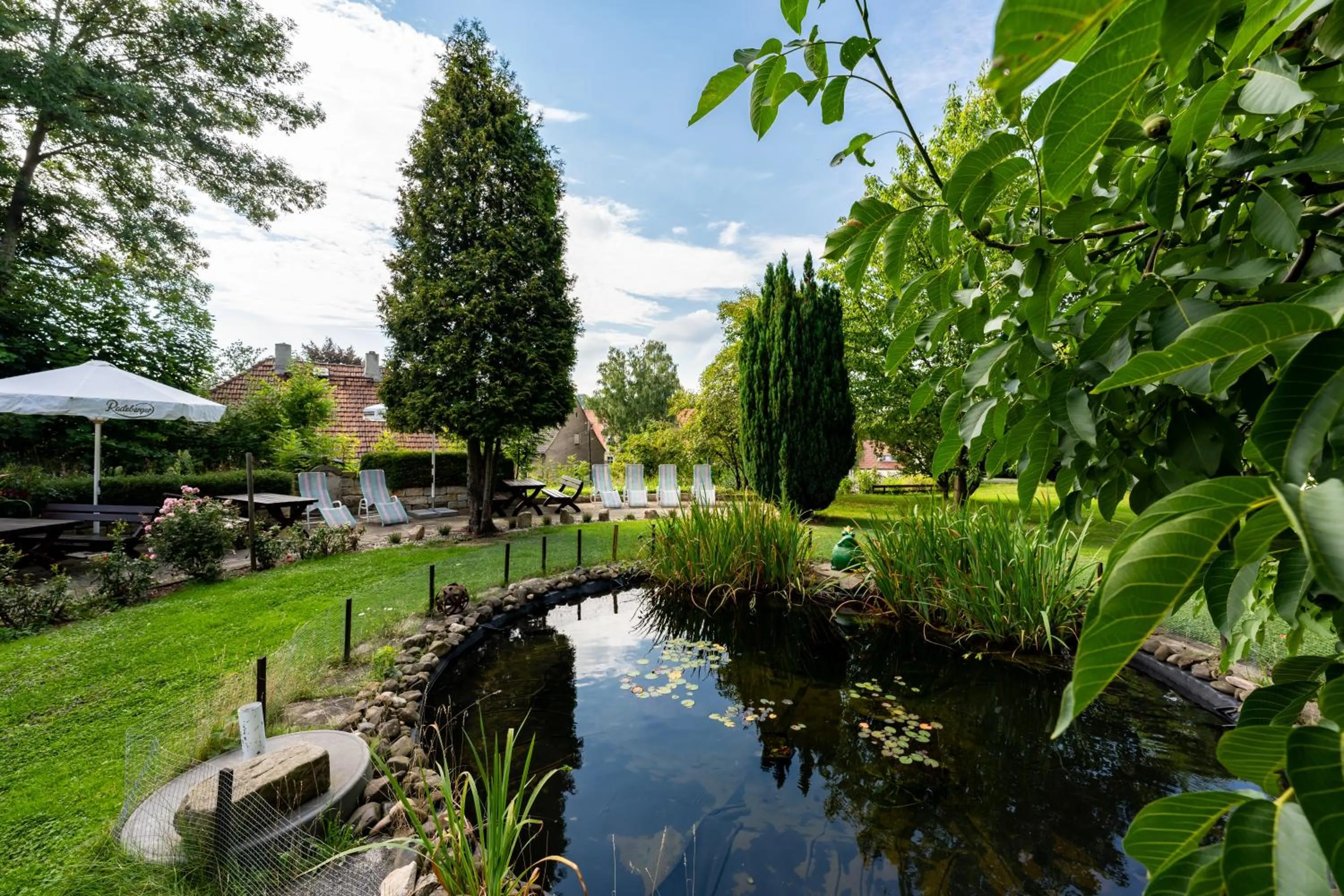 Garden in Hotel Zur Post