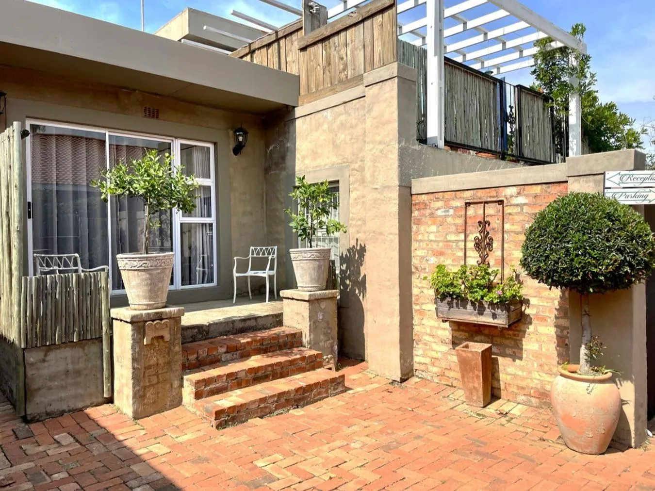 Patio in 59 On True North Guest Rooms