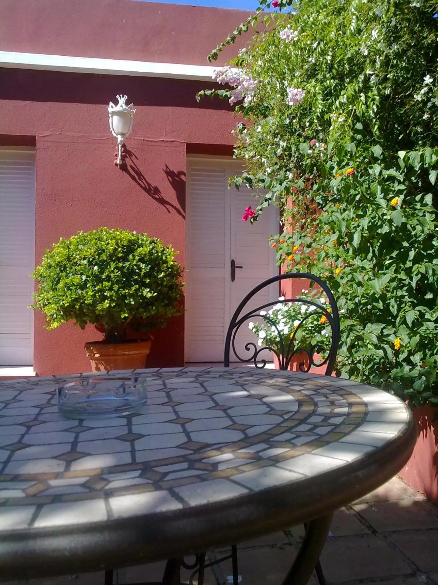Patio in Hotel La Peña