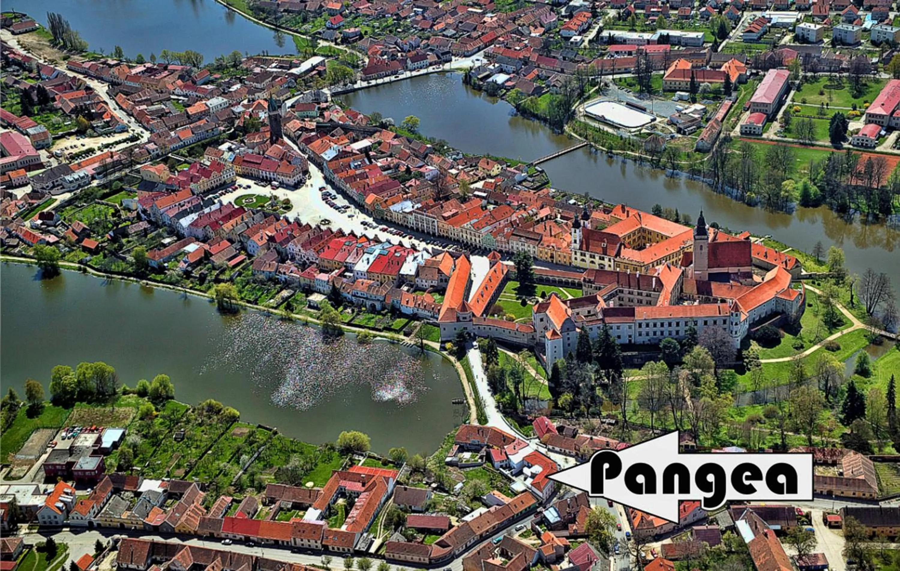 Bird's eye view in Hotel Pangea