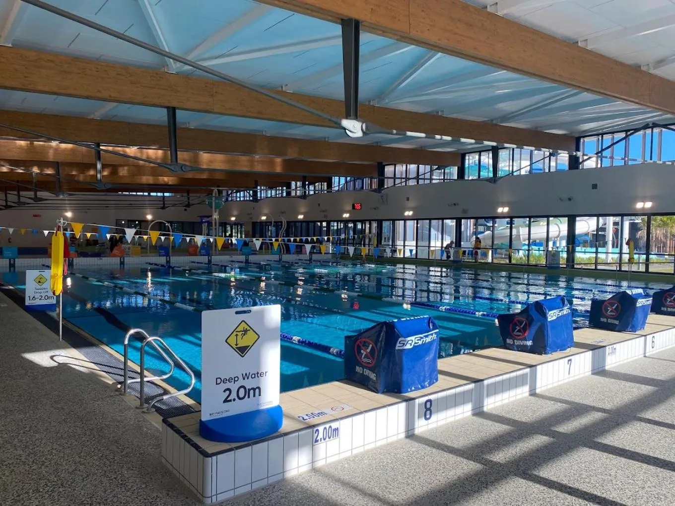 Aqua park in Clyde View Holiday Park