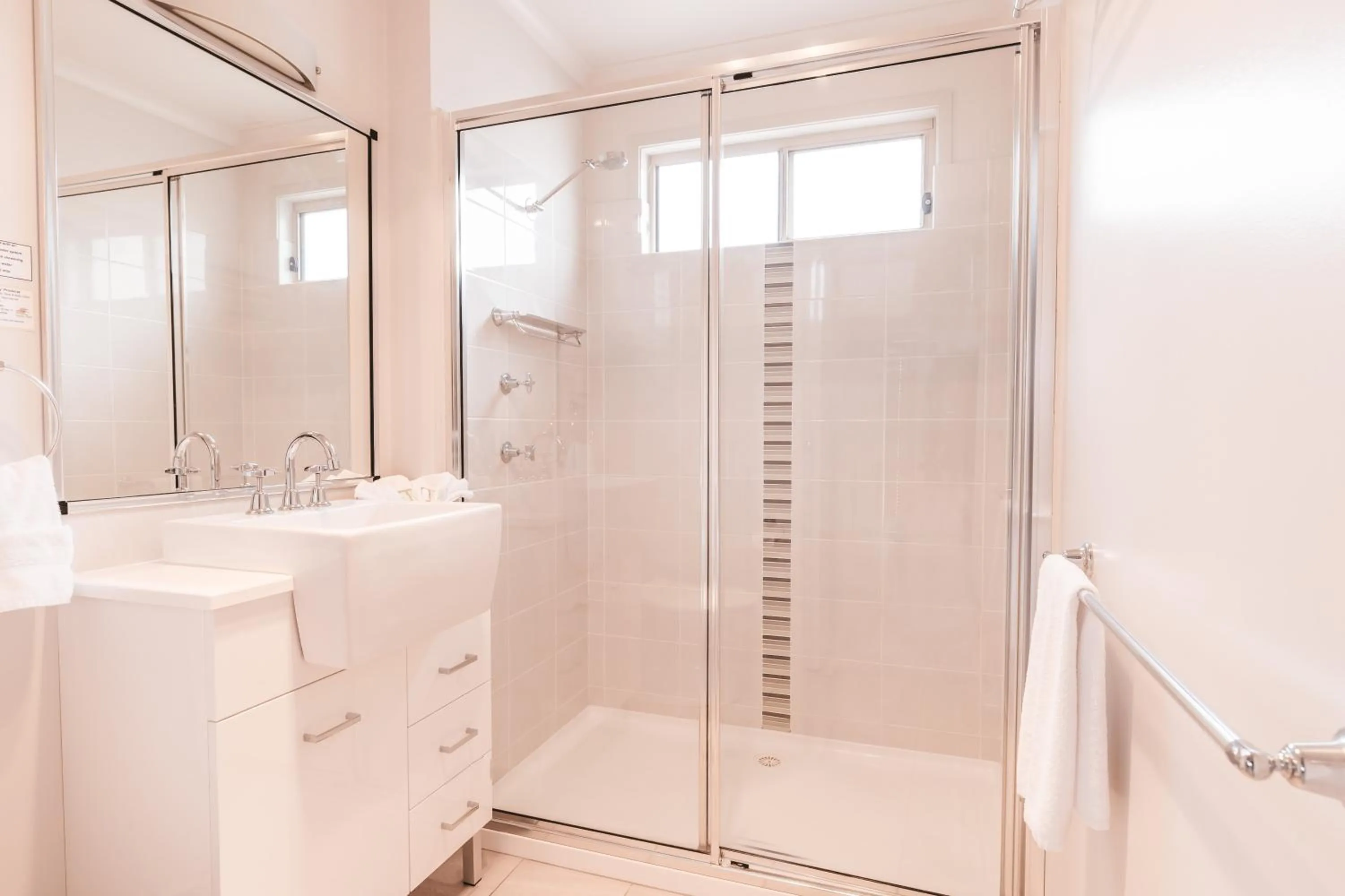 Bathroom in Clyde View Holiday Park