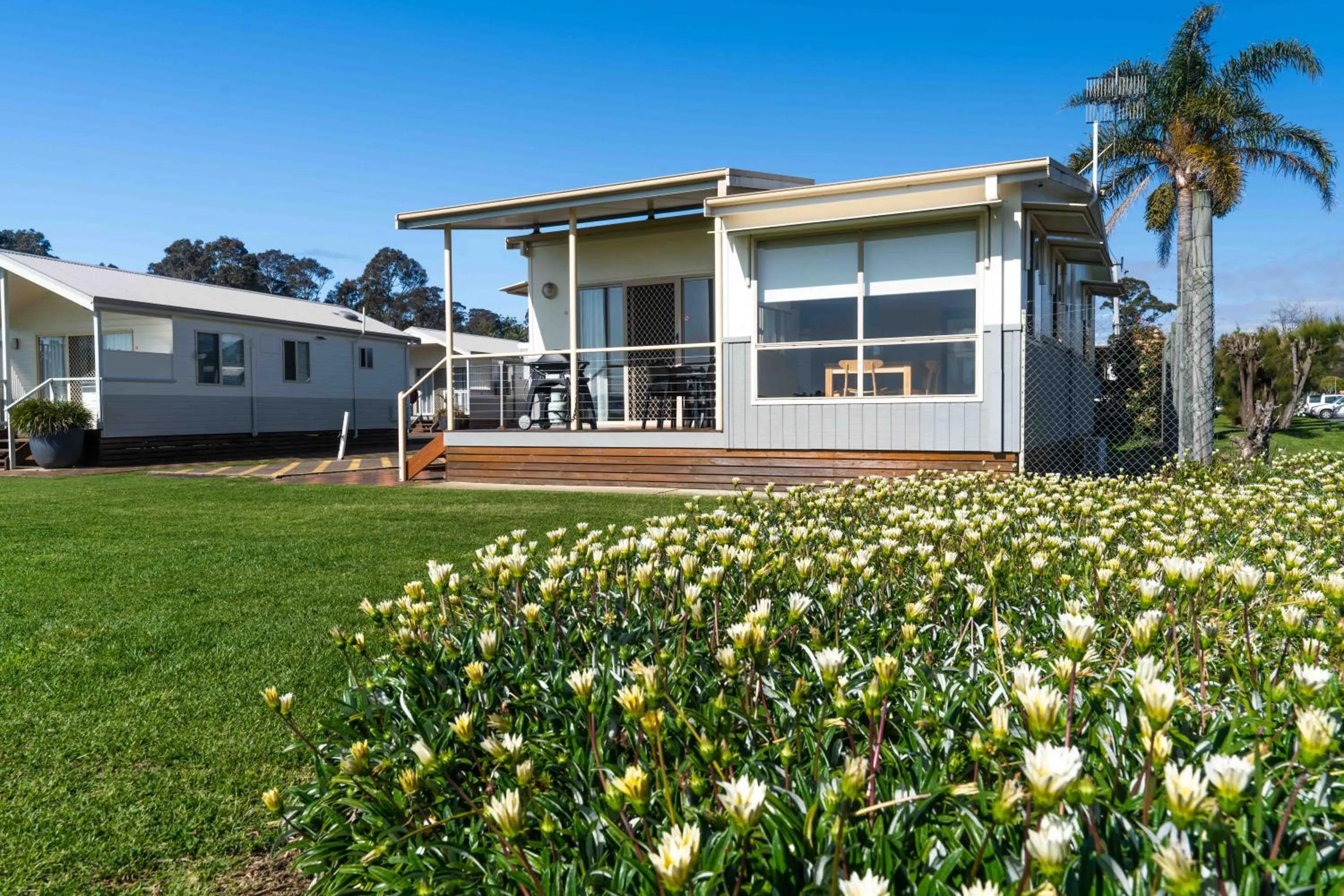 BBQ facilities in Clyde View Holiday Park