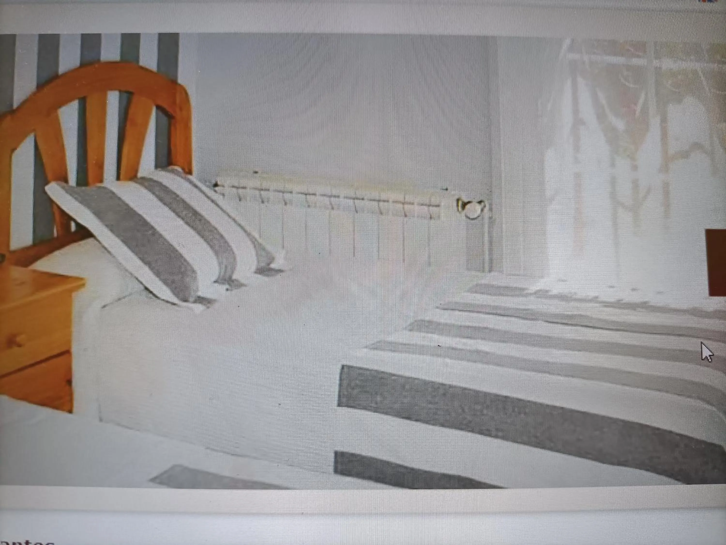 Bed in Hostal Cervantes