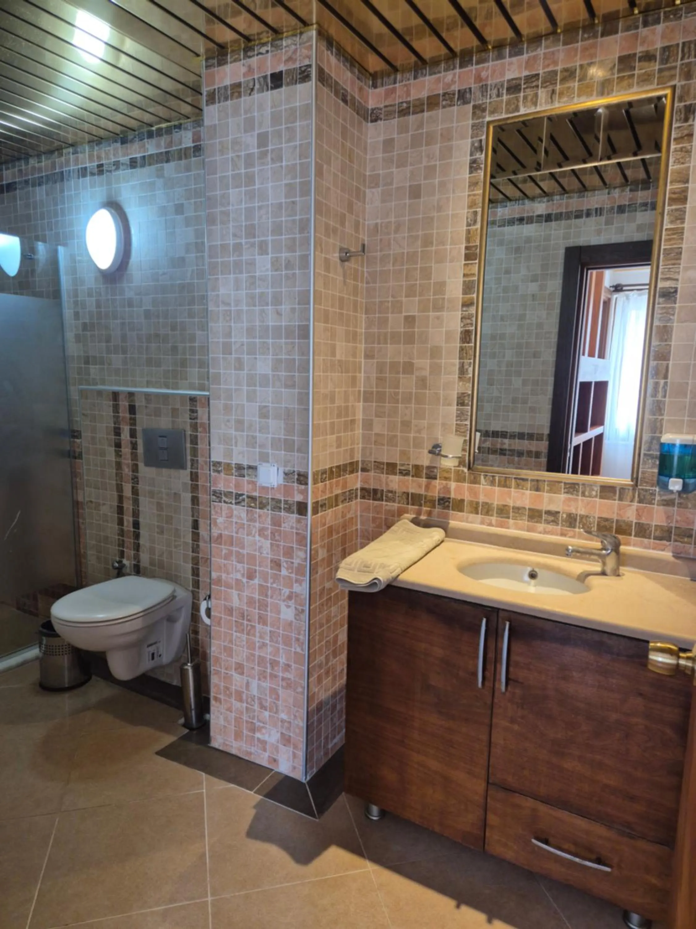 Toilet in Dinara Apart Hotel