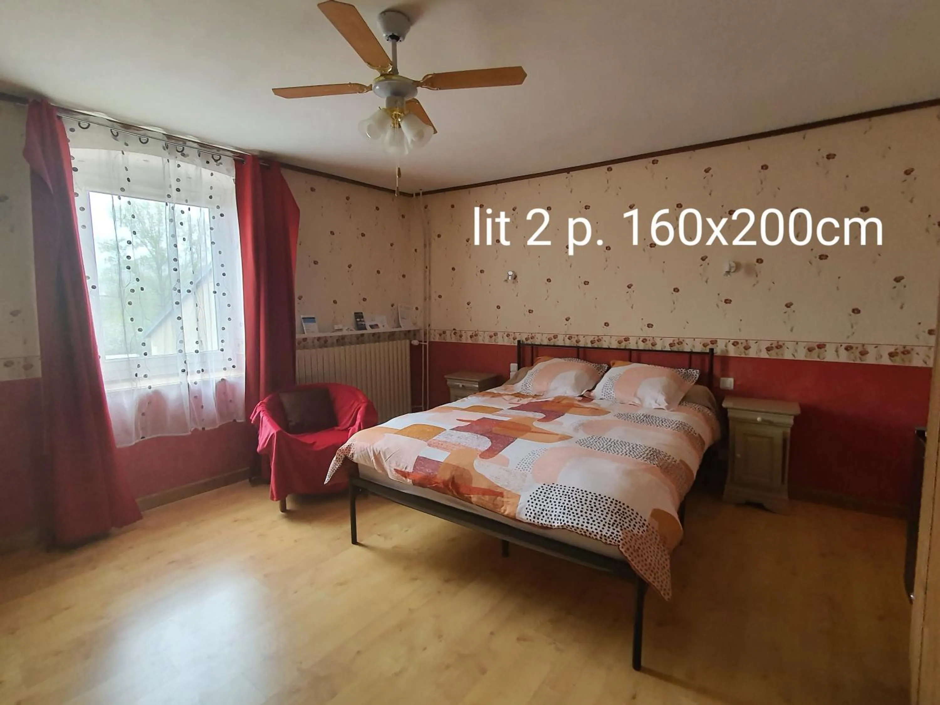 Bed in La Grange Des Roches Roses