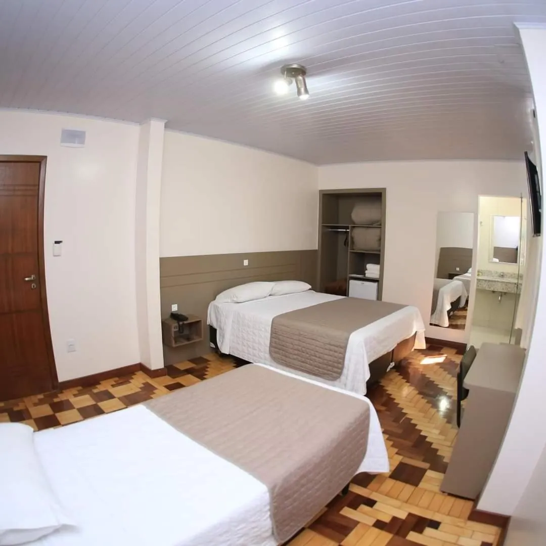 Bed in Luz Hotel Pato Branco