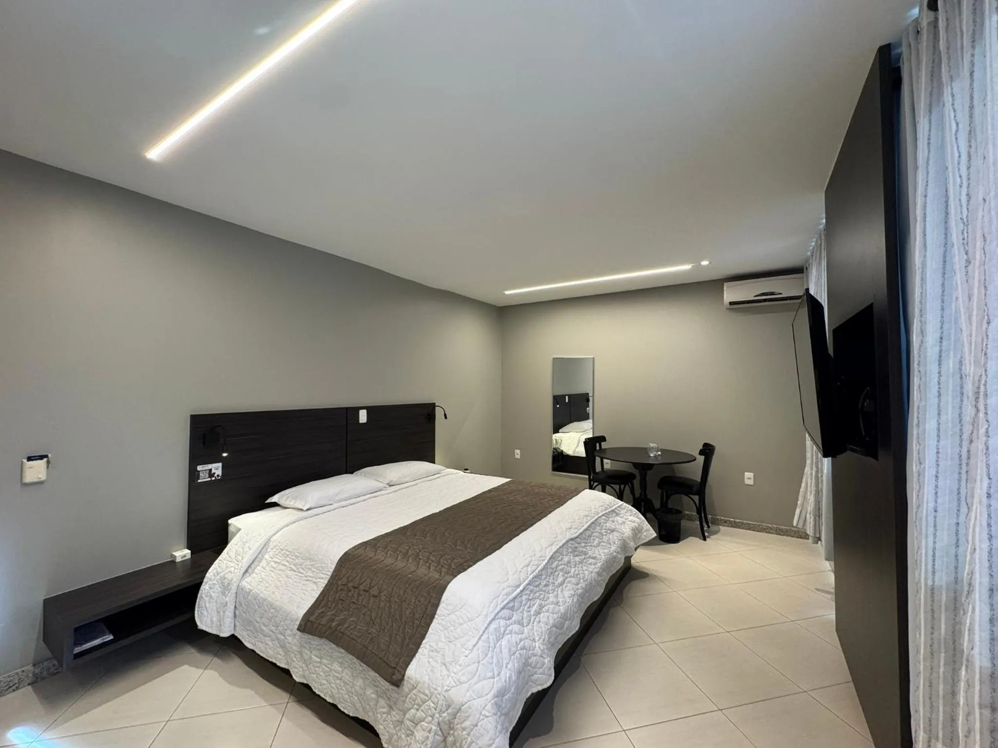 TV and multimedia, Bed in Luz Hotel Pato Branco