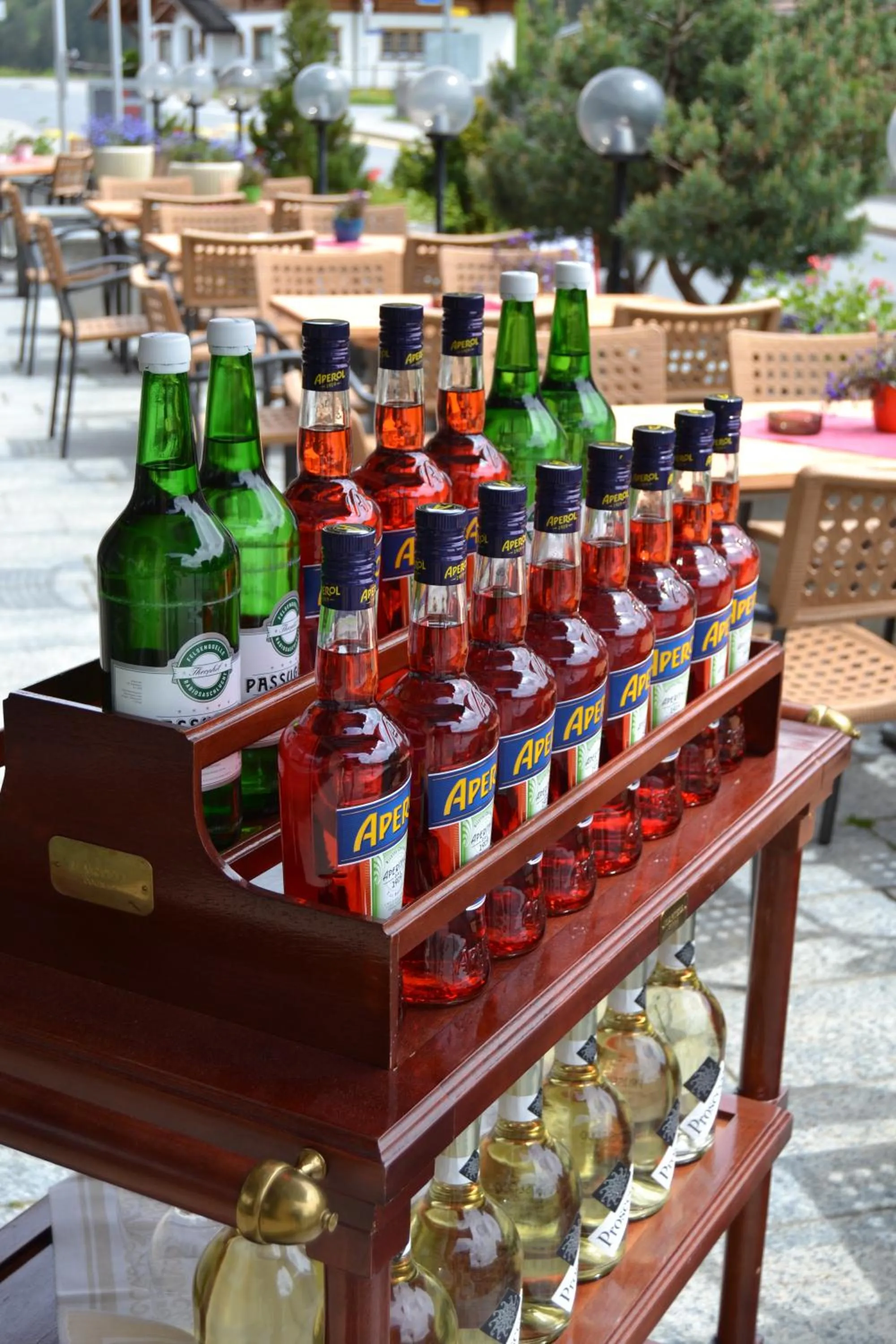 Patio in Mountain Lodge Sedrun