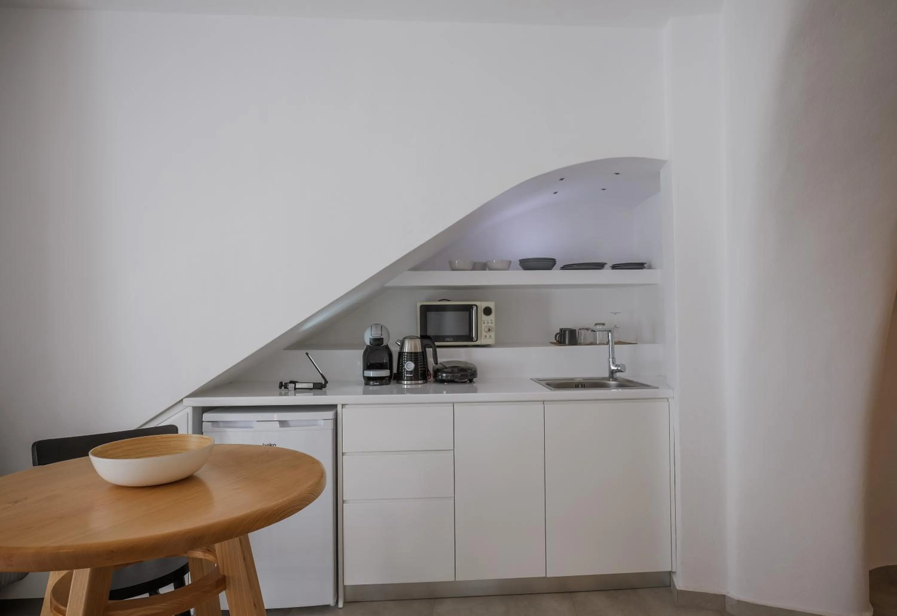 Kitchen or kitchenette in Valery Suites
