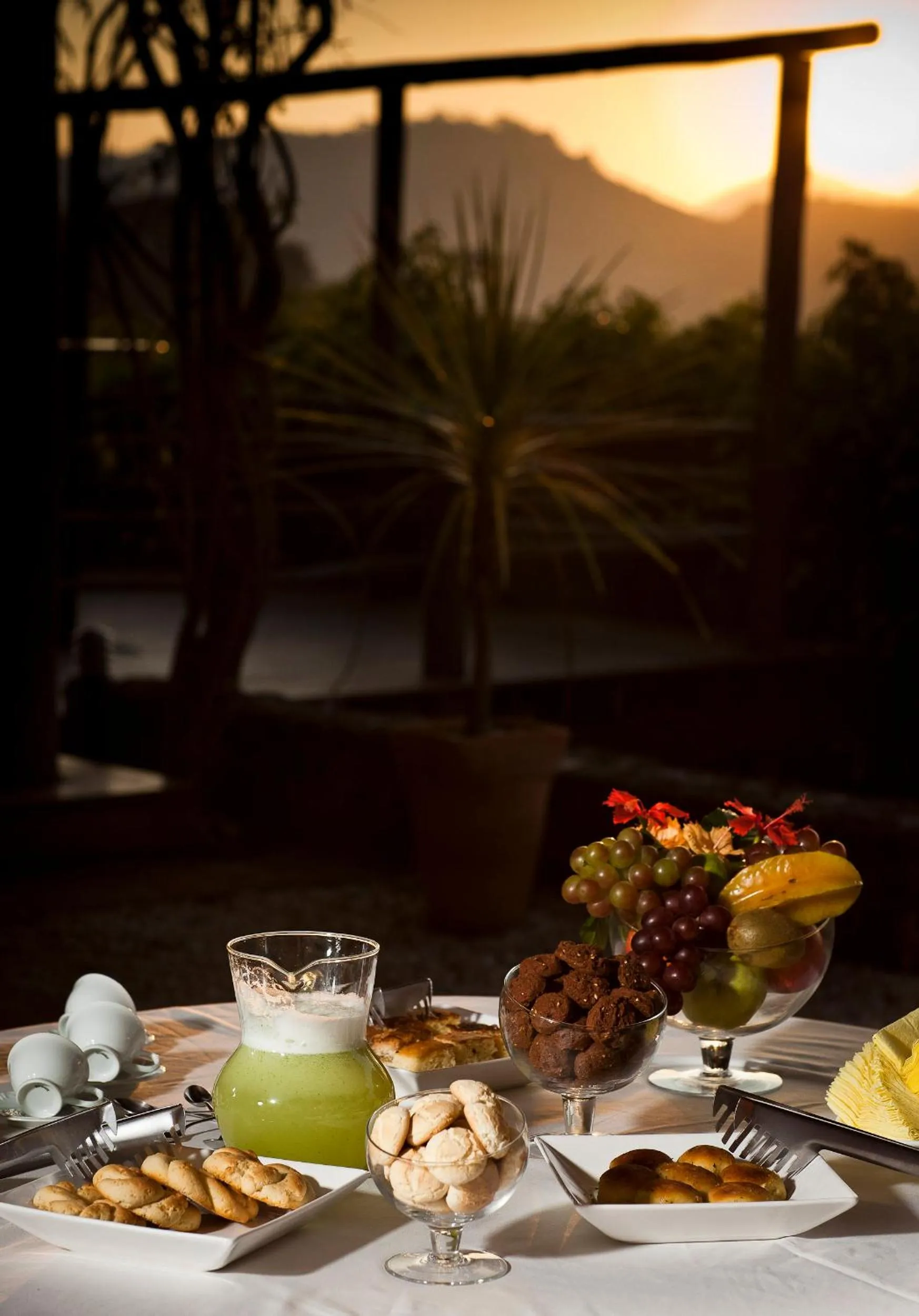 Food and drinks in Pousada do Quilombo