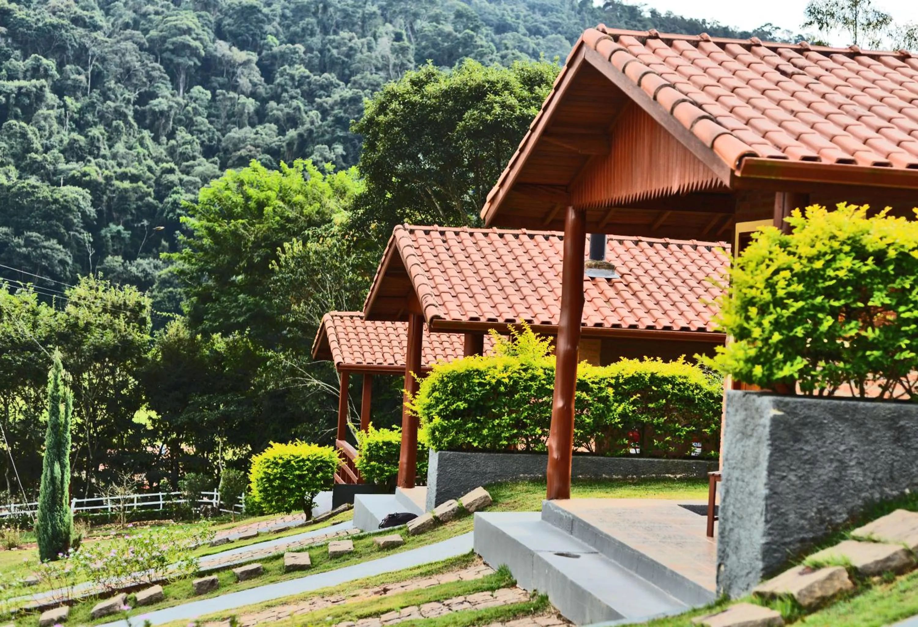 Garden in Pousada Refugio do Serrano