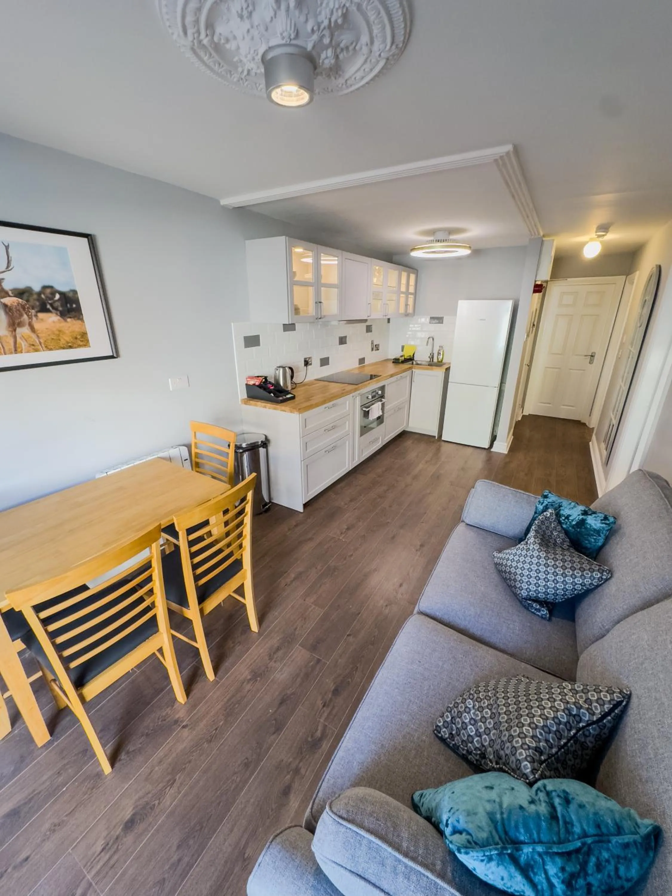 Kitchen or kitchenette in Molloys Apartments