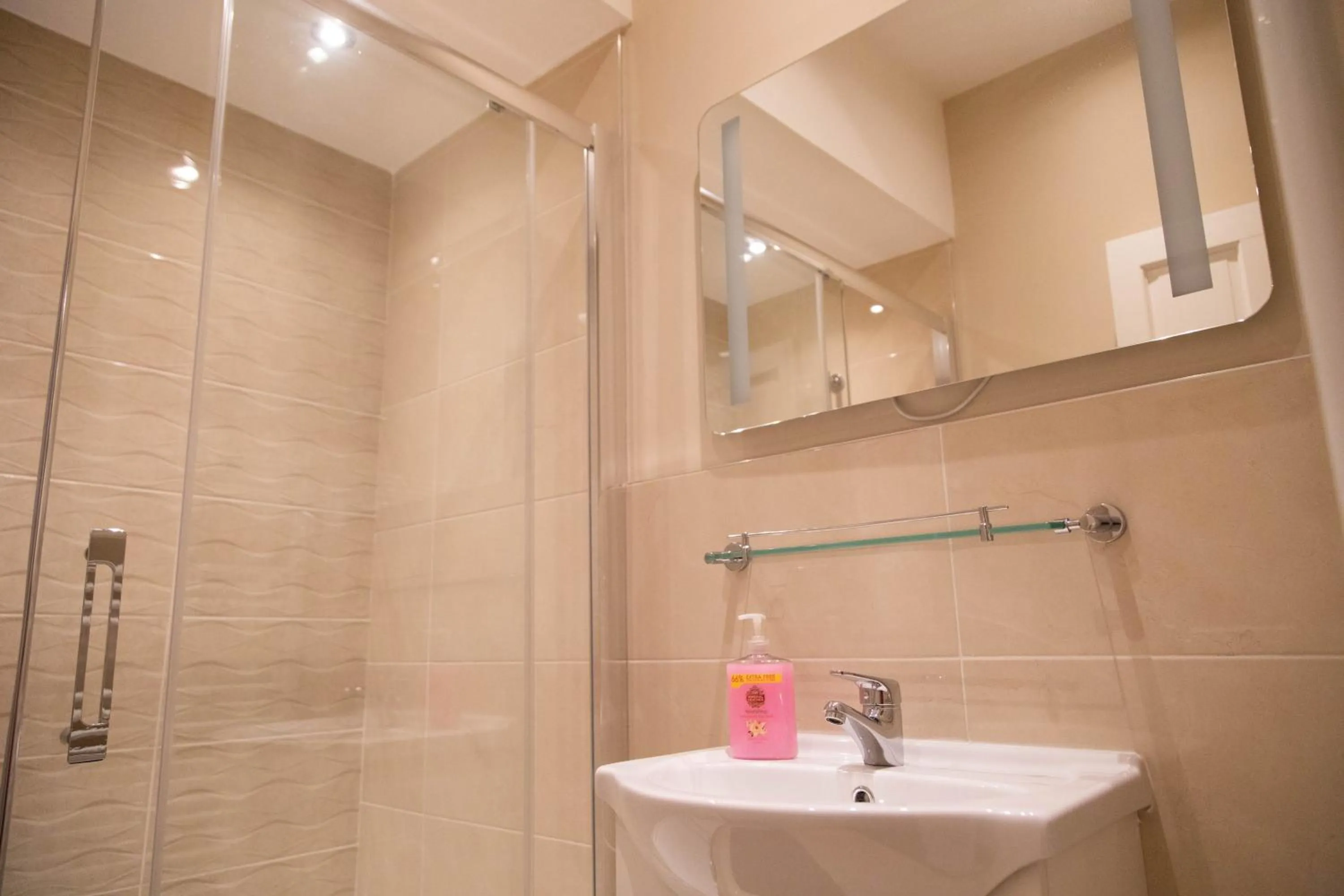 Shower in Molloys Apartments