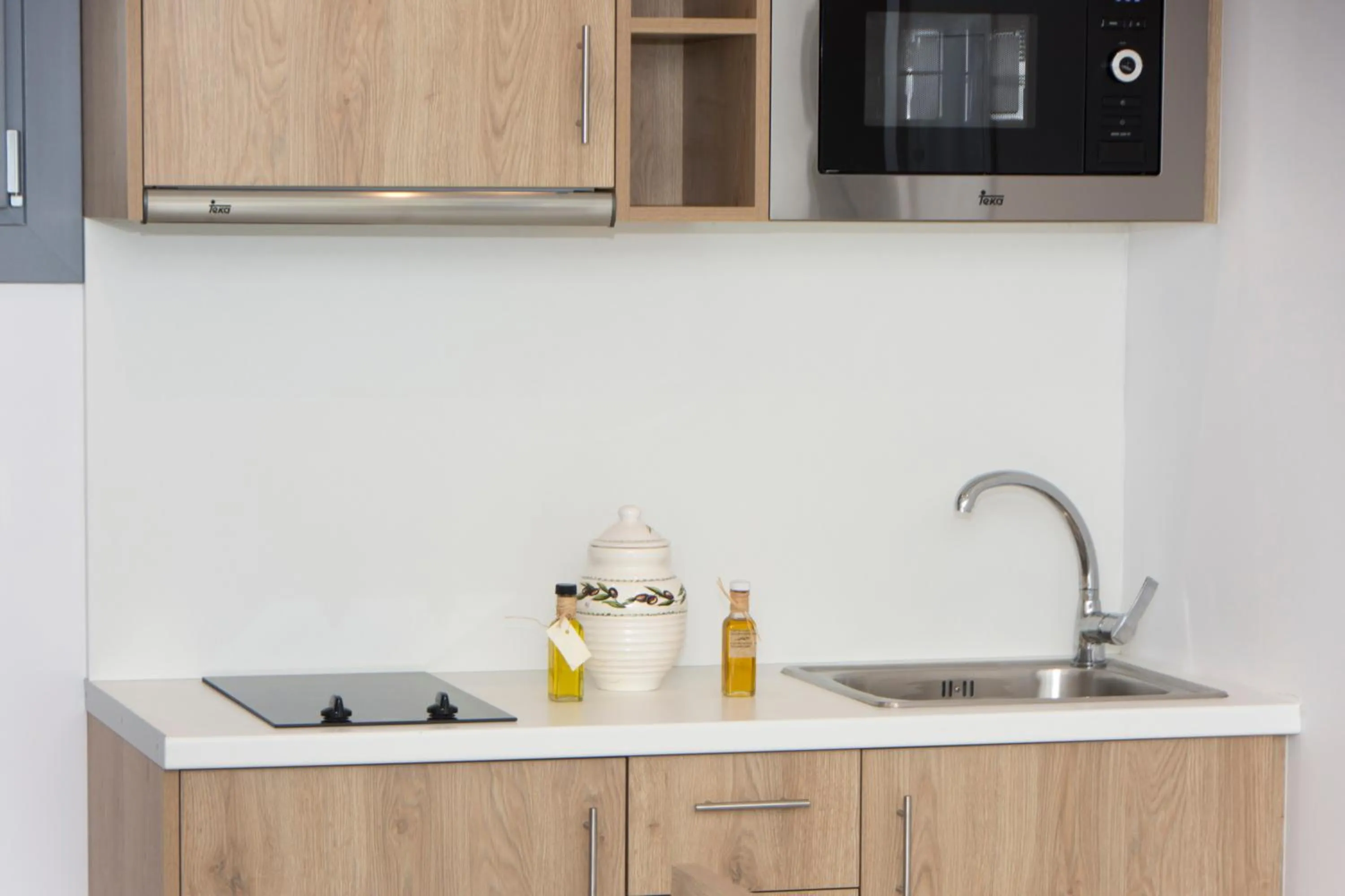 Kitchen or kitchenette in Olivista Hotel