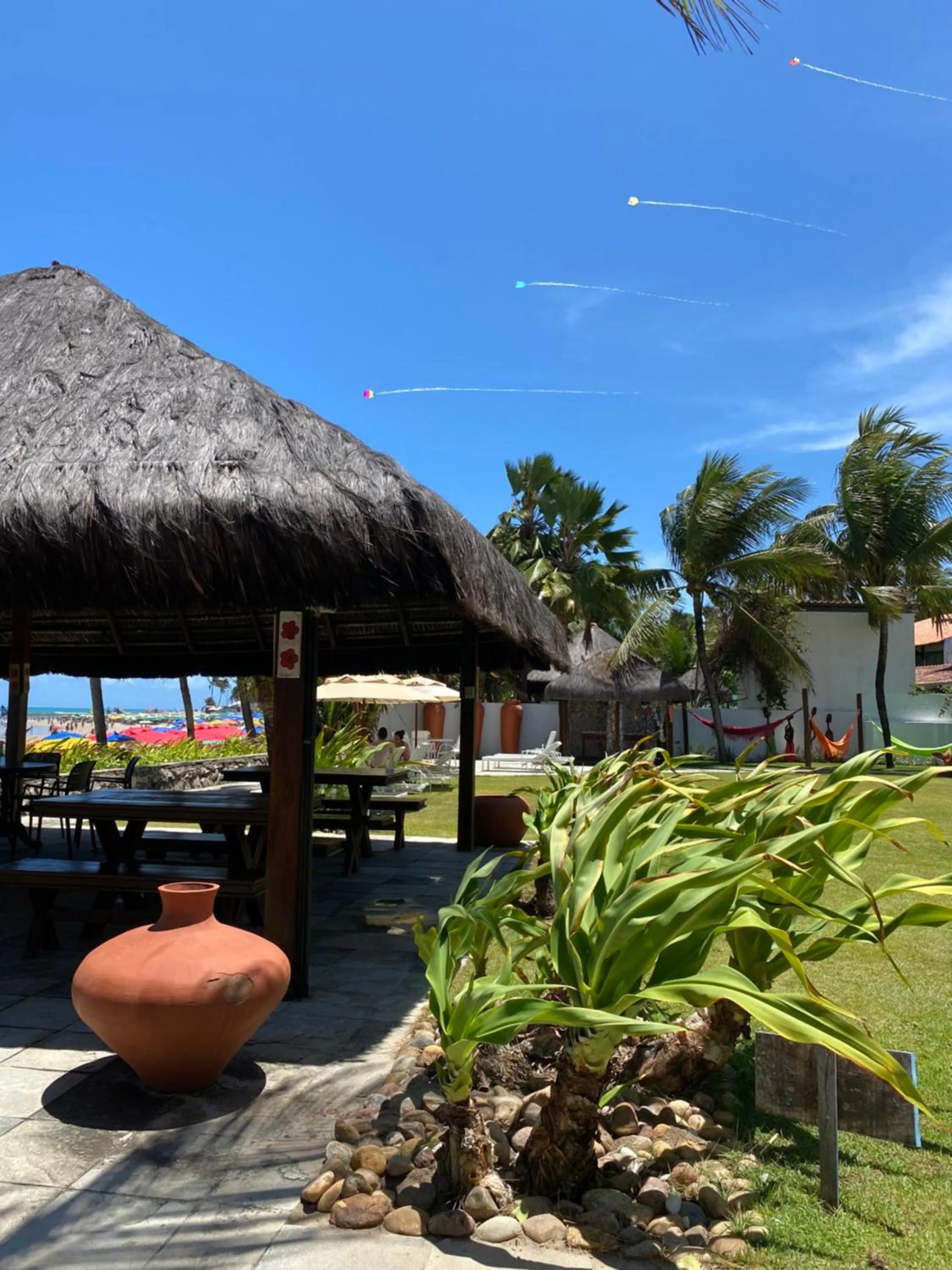 Garden view in Pousada Canto do Porto