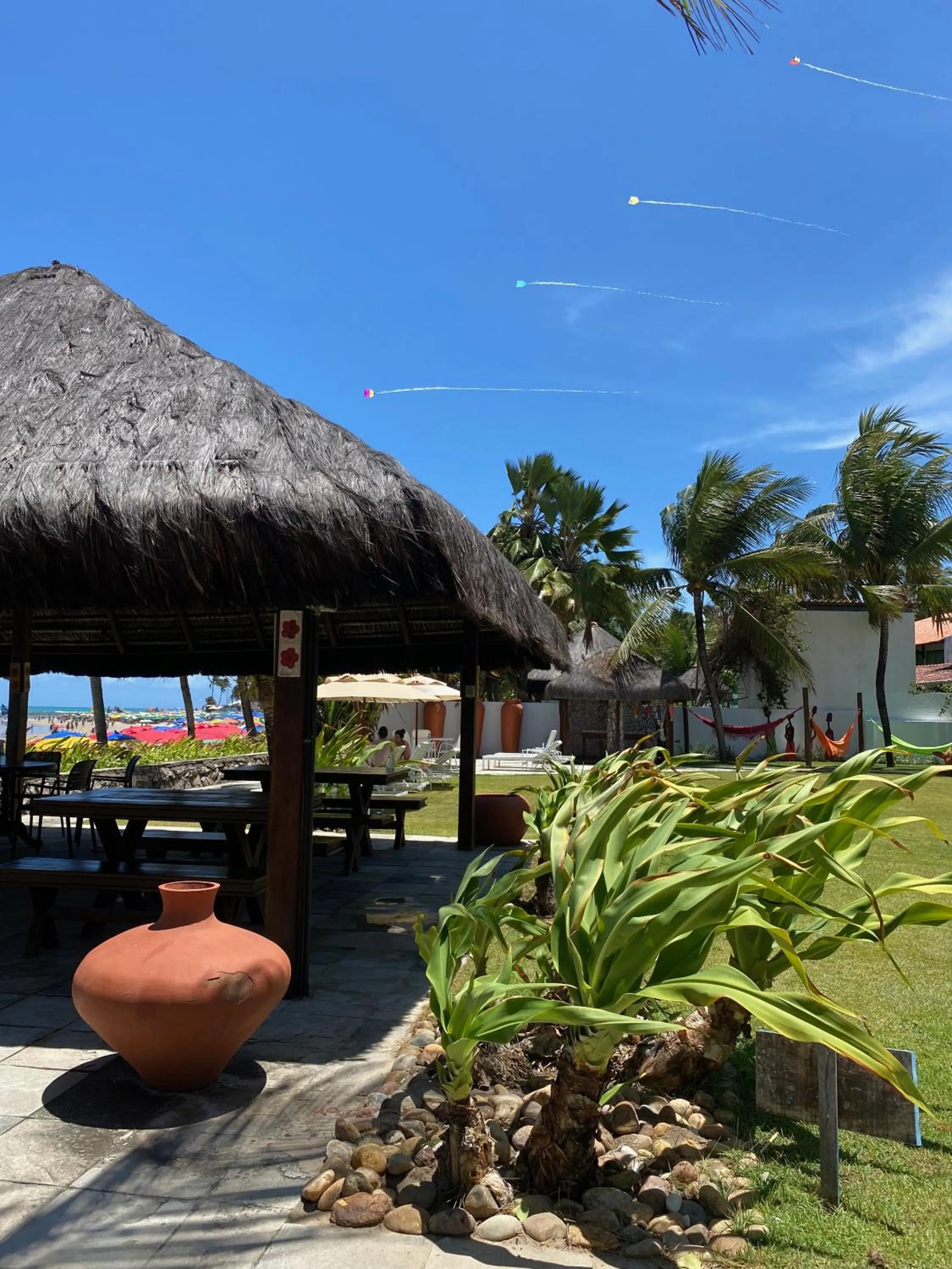 Garden view in Pousada Canto do Porto