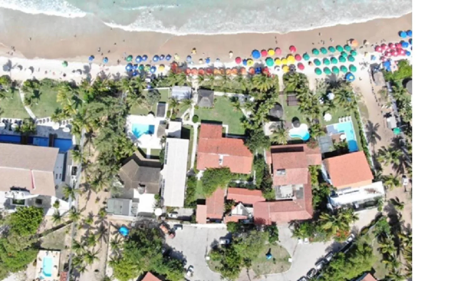 Bird's eye view in Pousada Canto do Porto