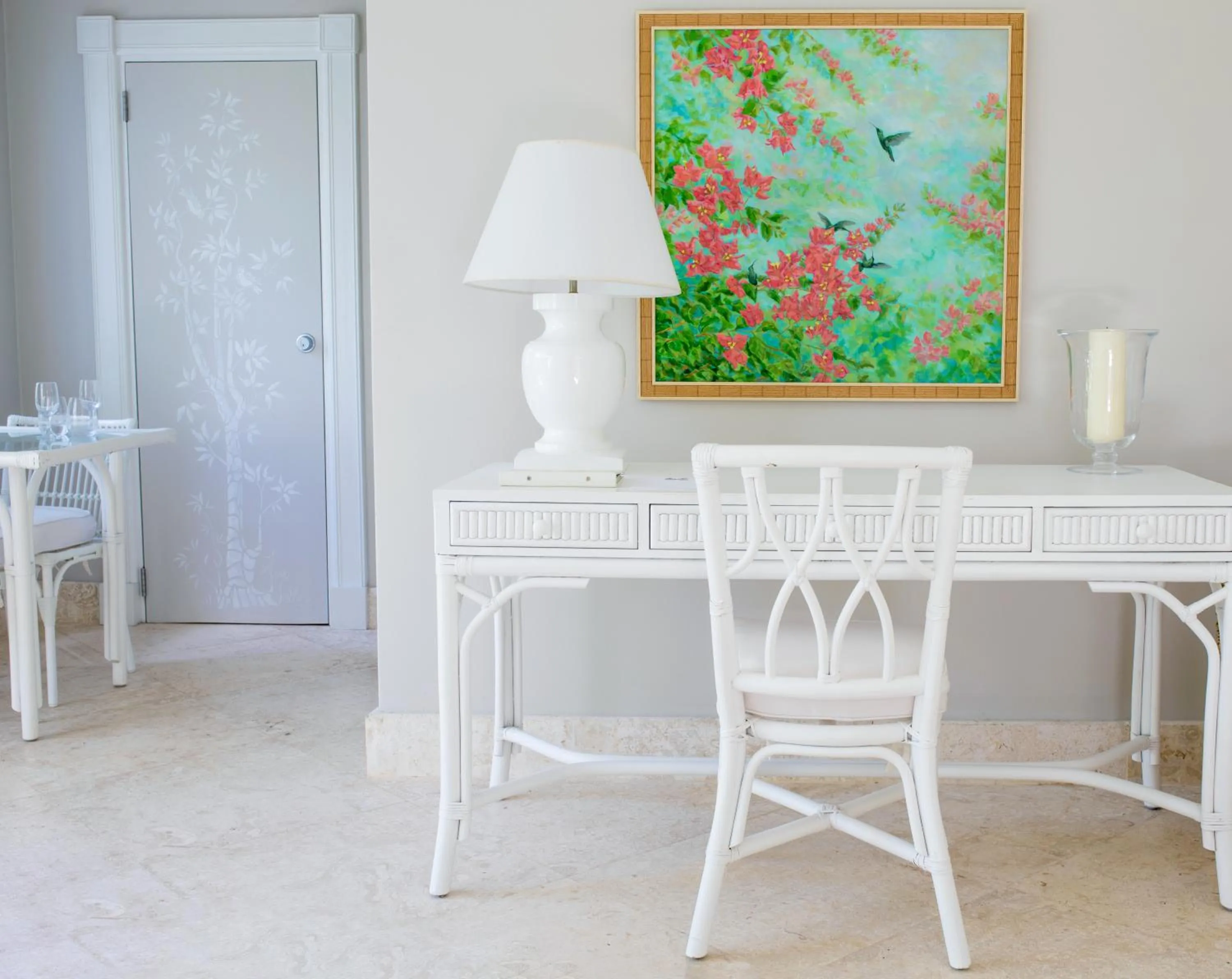 Seating area in Cobblers Cove - Barbados