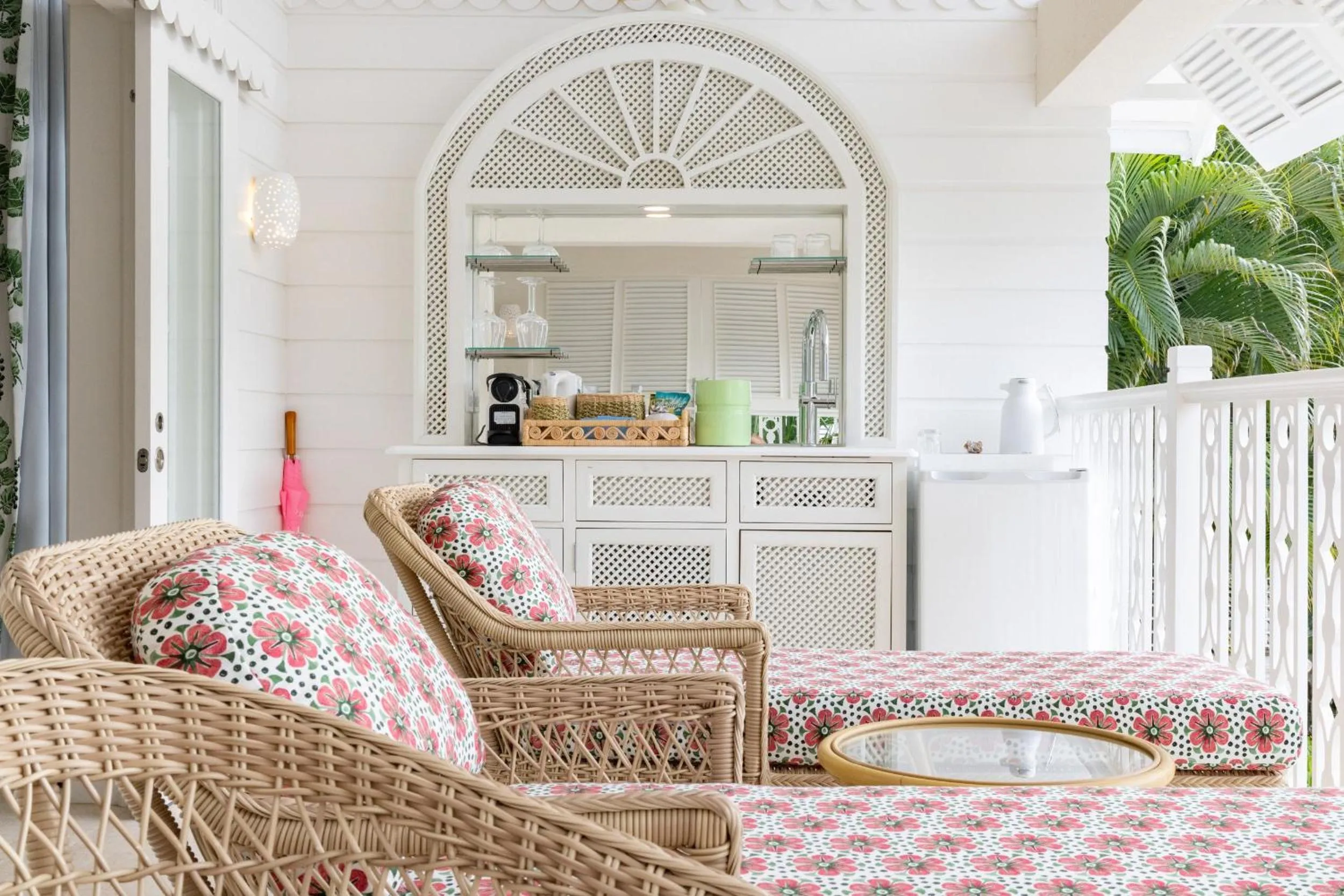 Seating area in Cobblers Cove - Barbados