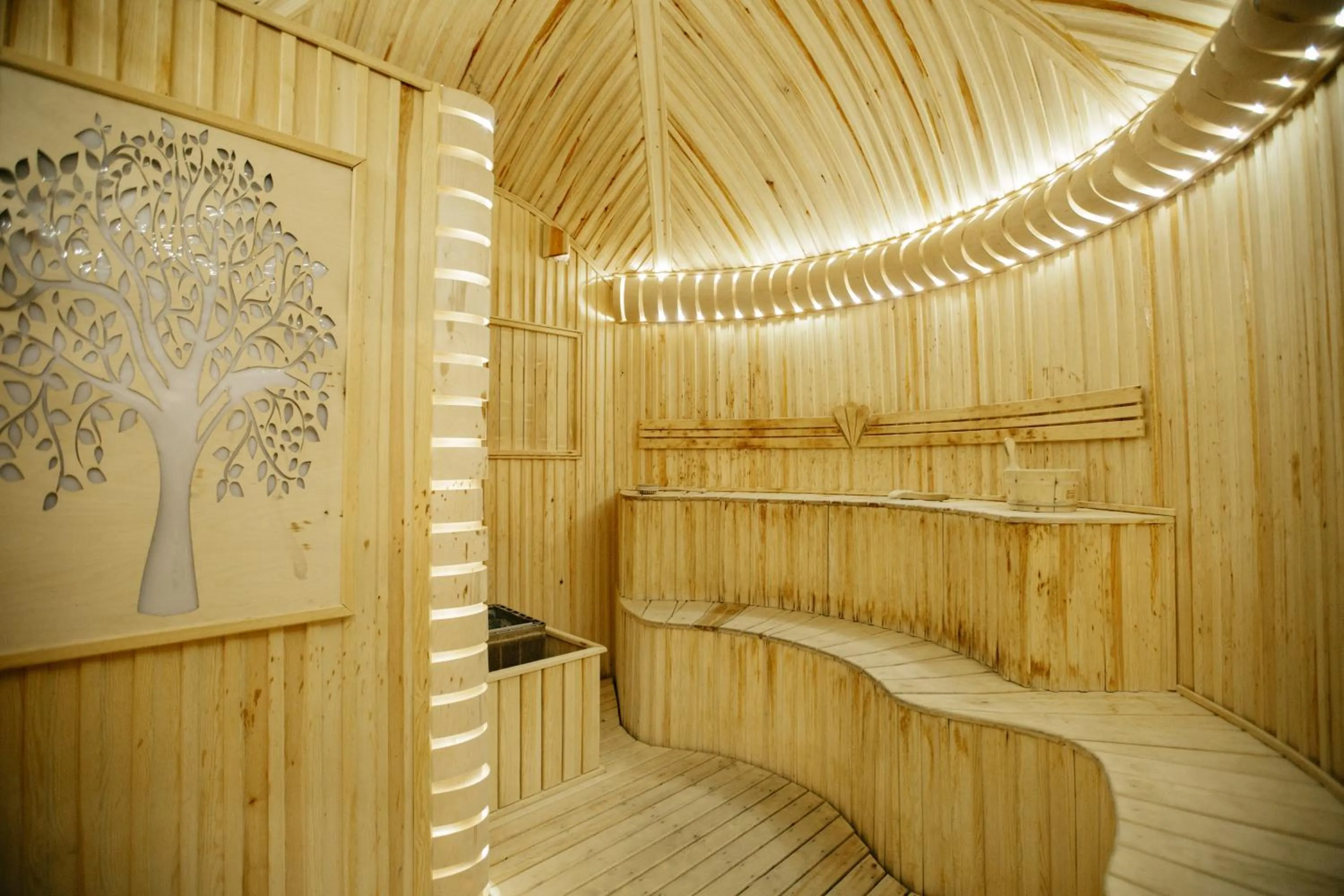 Sauna in Hotel KARAVAN