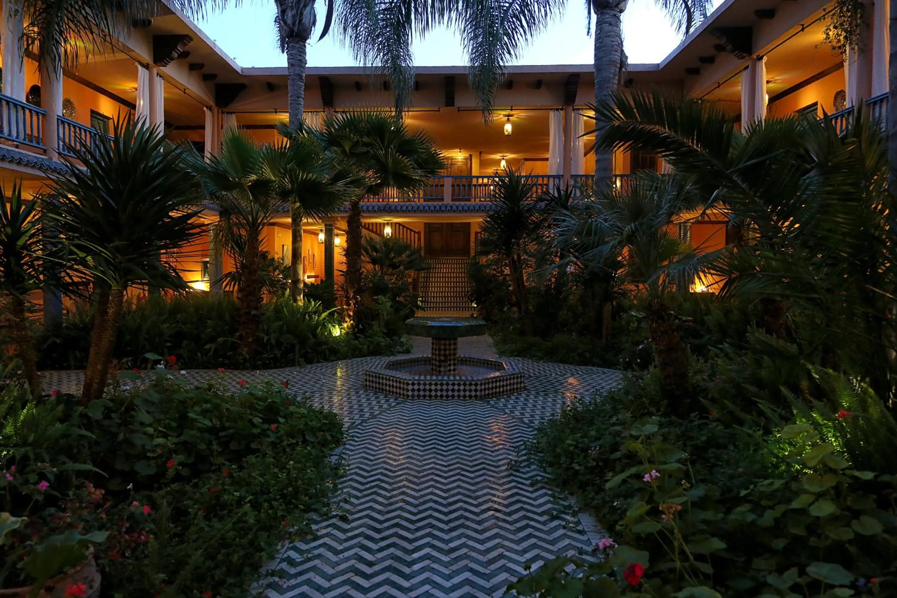 Patio in La Villa Mandarine