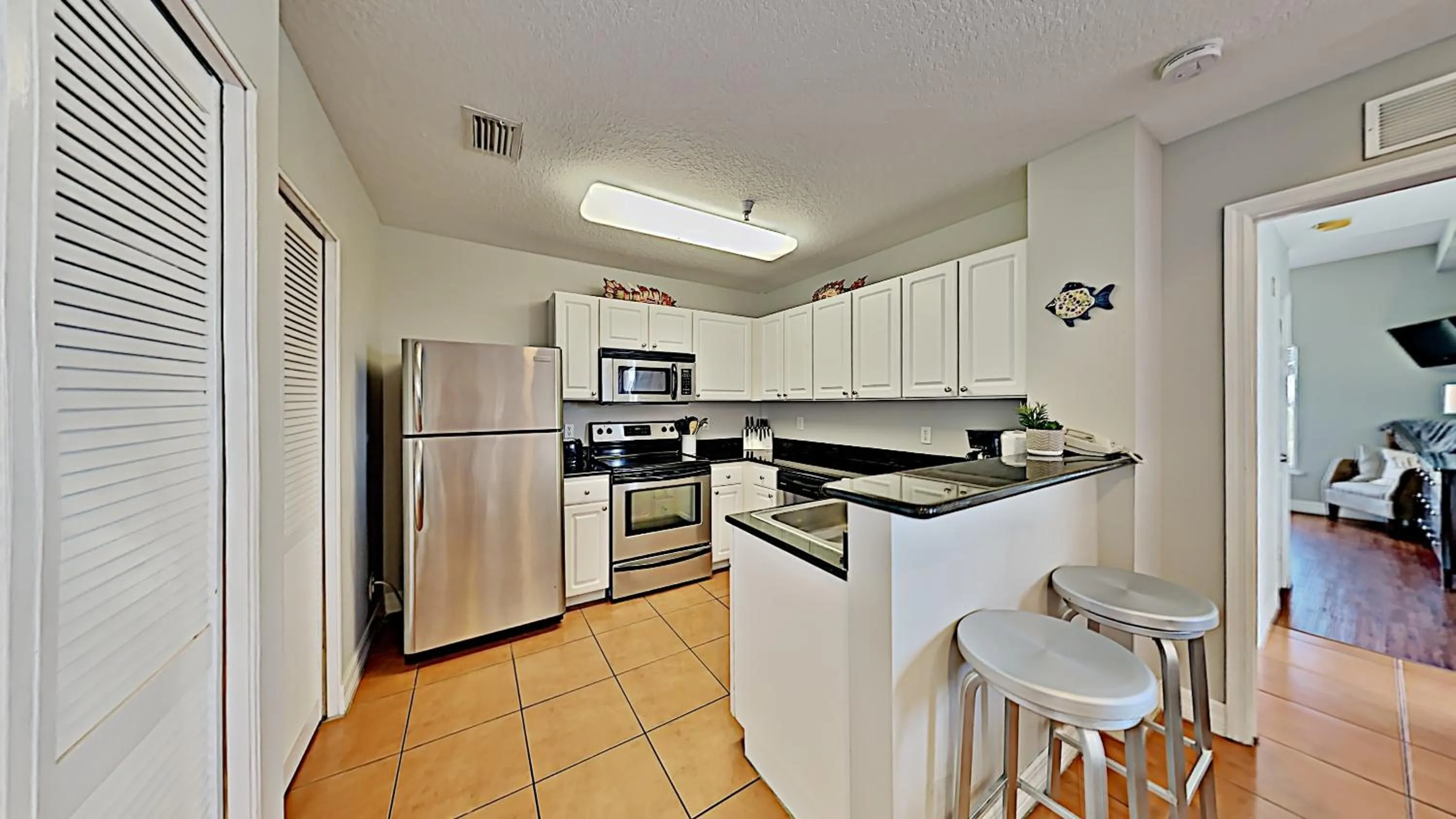 Kitchen or kitchenette in Madeira Bay Resort II by Travel Resort Services