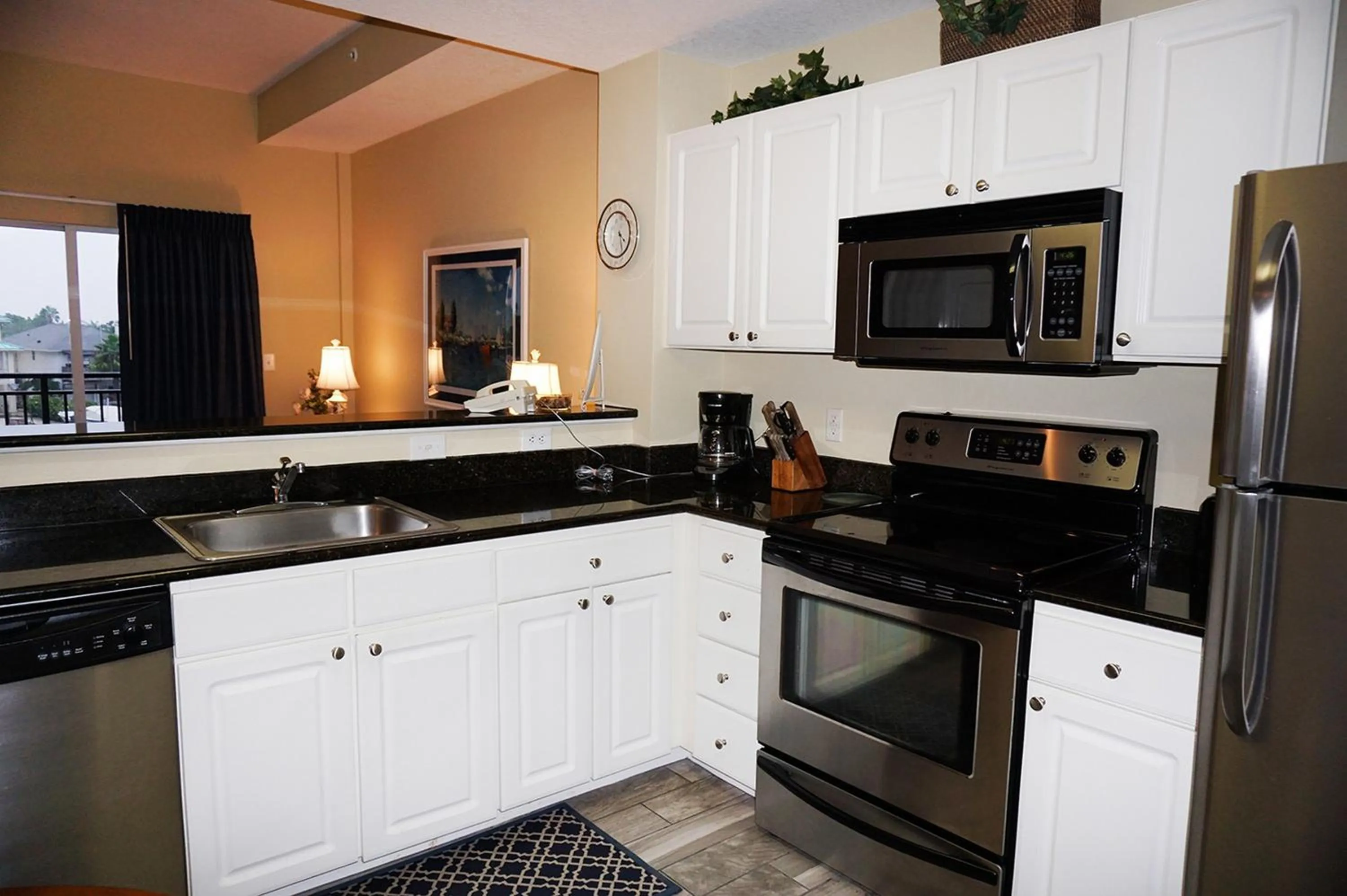 Kitchen or kitchenette in Madeira Bay Resort II by Travel Resort Services