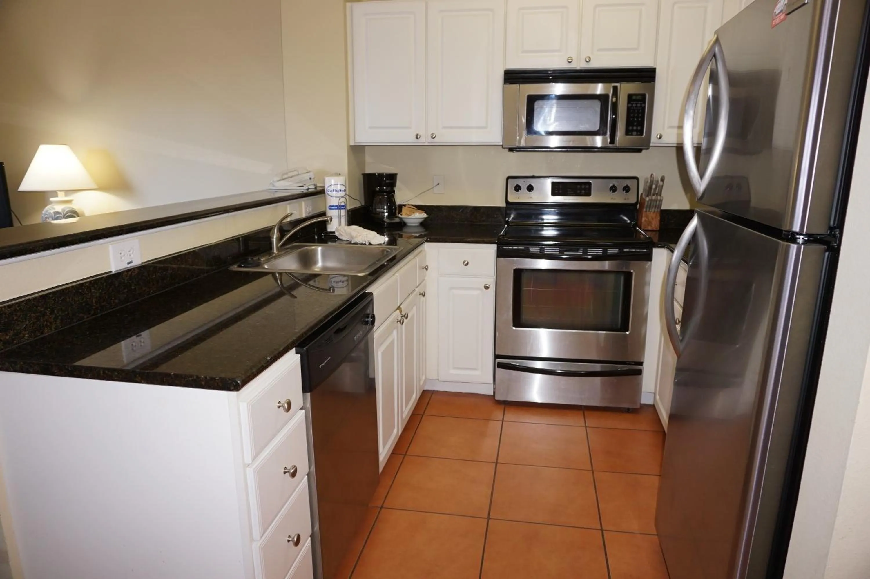 Kitchen or kitchenette in Madeira Bay Resort II by Travel Resort Services