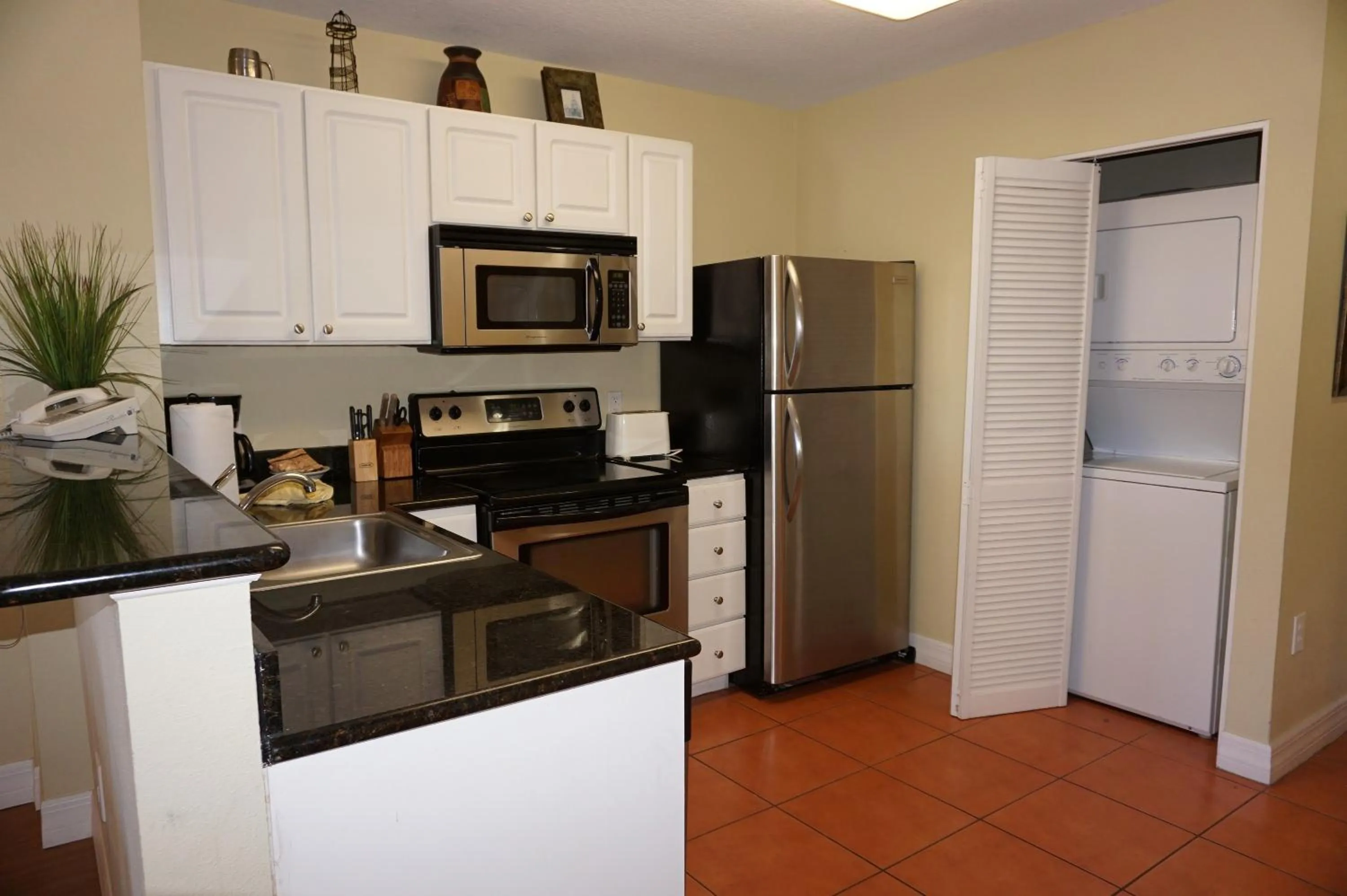 Kitchen or kitchenette in Madeira Bay Resort II by Travel Resort Services